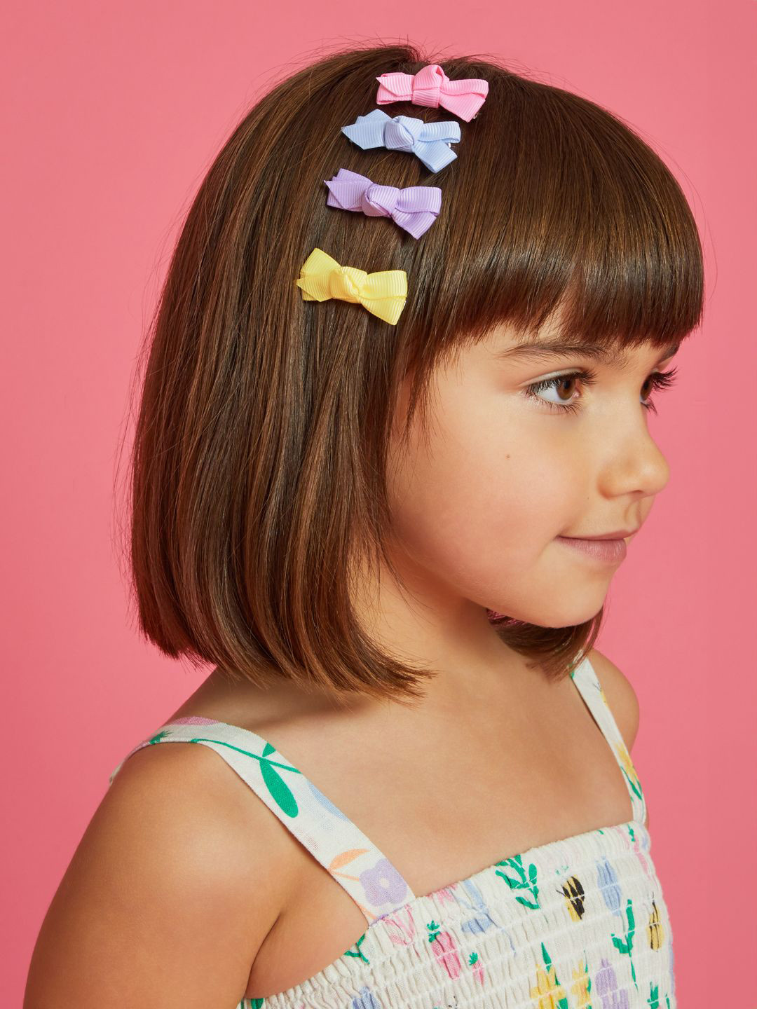 

Accessorize Girls 4 Pieces Bow Hair Clips, Multi