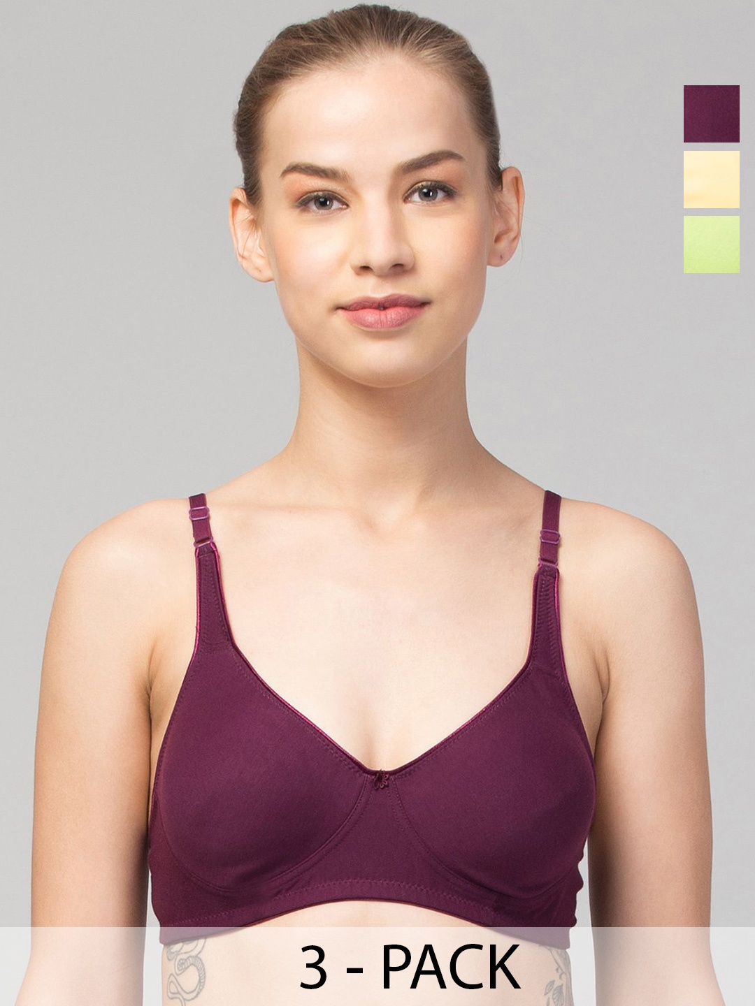 

UllasPemium Bra Full Coverage, Purple