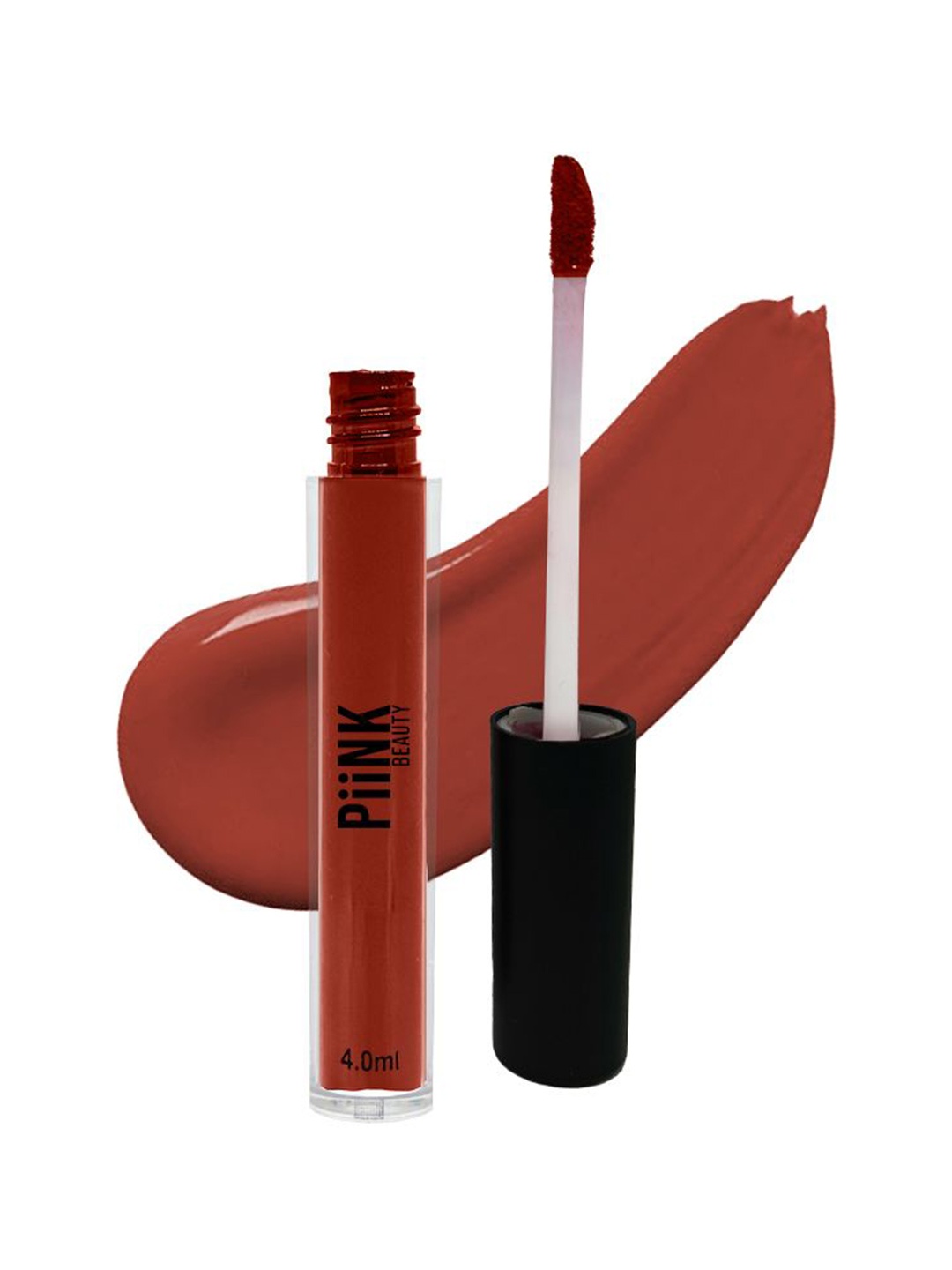 

PiiNK Beauty Stay Put Matte Liquid Lipstick- 4 ml- Light Plum 09, Orange