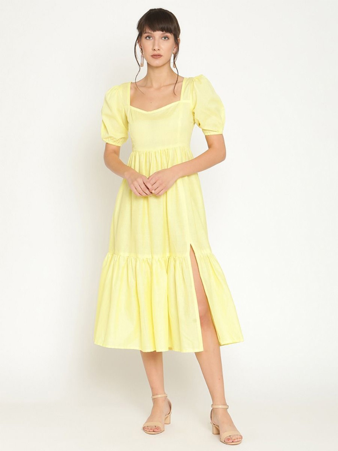 

Abhishti Dress, Yellow