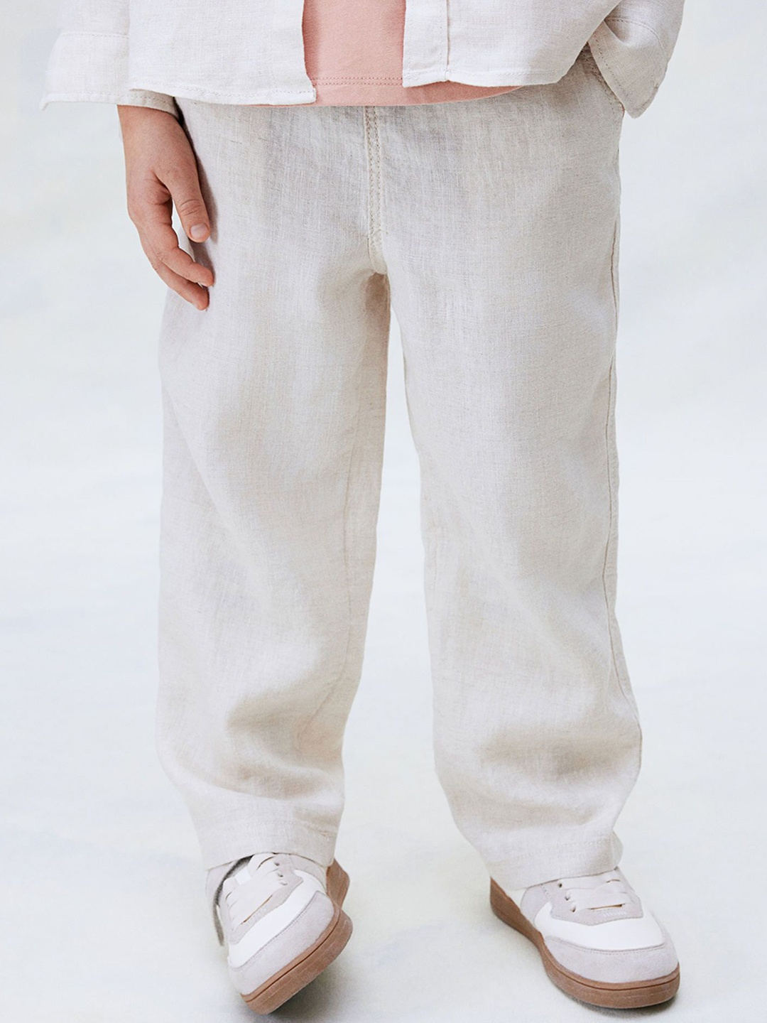 

H&M Linen Trousers, Off white