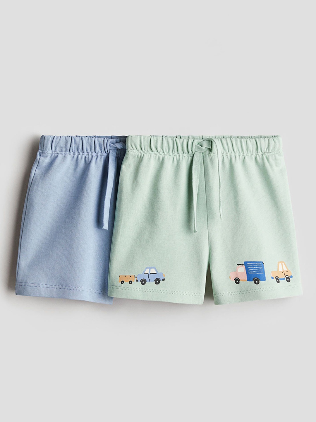 

H&M Boys 2-Pack Cotton Shorts, Blue