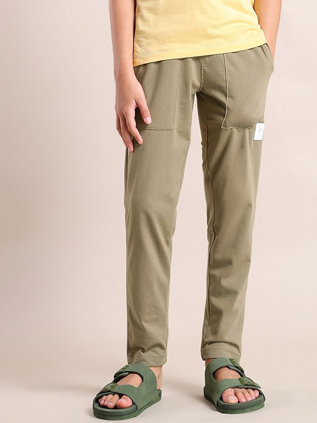 

U.S. Polo Assn. Mid-Rise Straight Lounge Pant, Brown