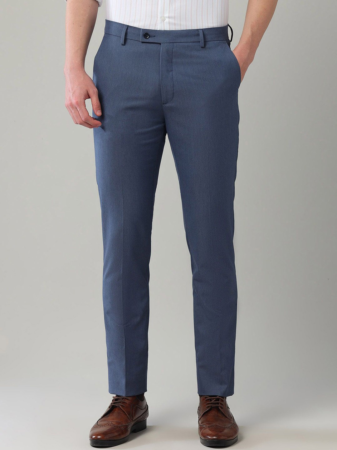 

Arrow Men Slim Fit Trousers, Blue