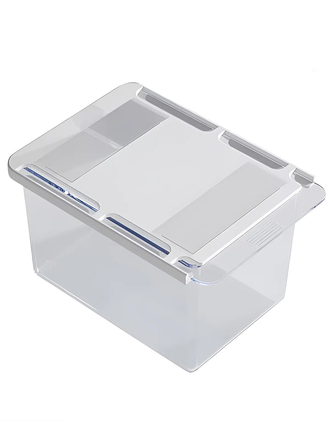 

DecorTwist Transparent & Brown Pack of 4 Drawer Storage Box With Lids