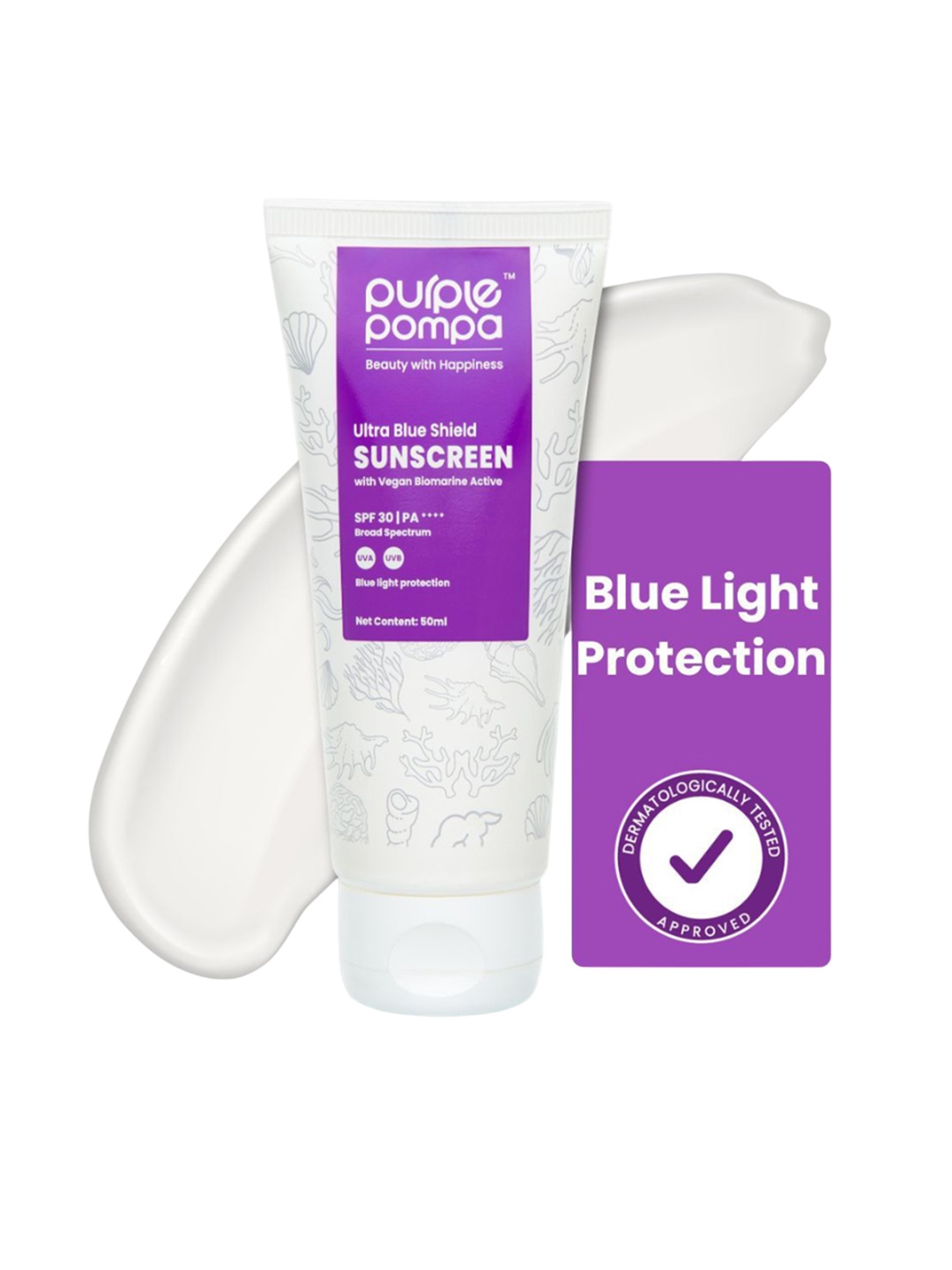 

PURPLE POMPA Ultra Blue Shield Sunscreen SPF 30 - 50 ml