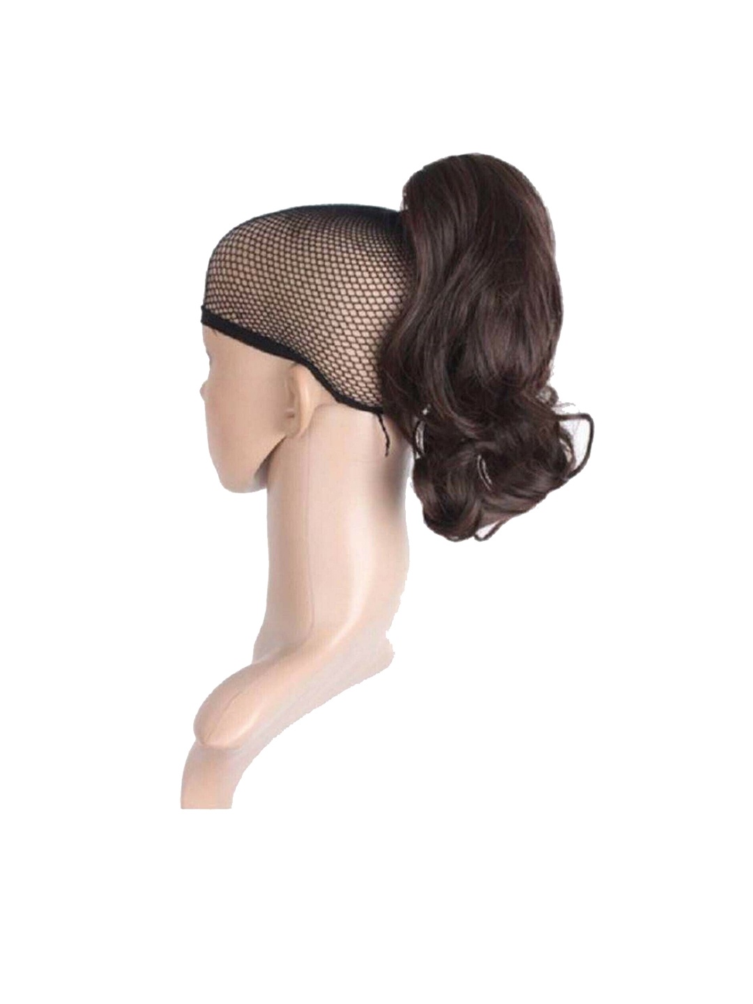 

camola deva Wavy Clip-In Hair Extension - 18 Inch - Brown