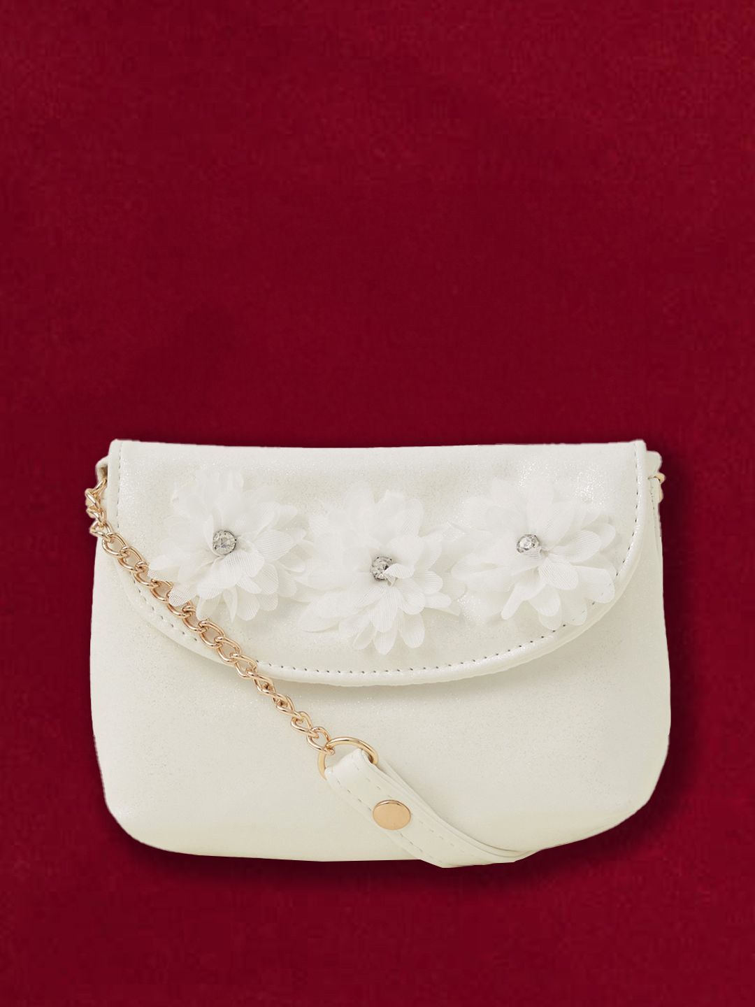 

Accessorize Girls Textured Sling Bag, White