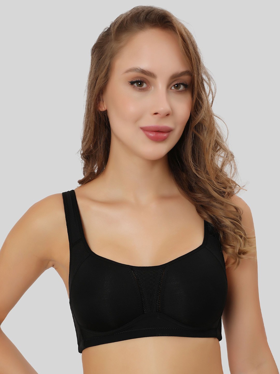 

Glamoras Bra Full Coverage Lightly Padded, Black