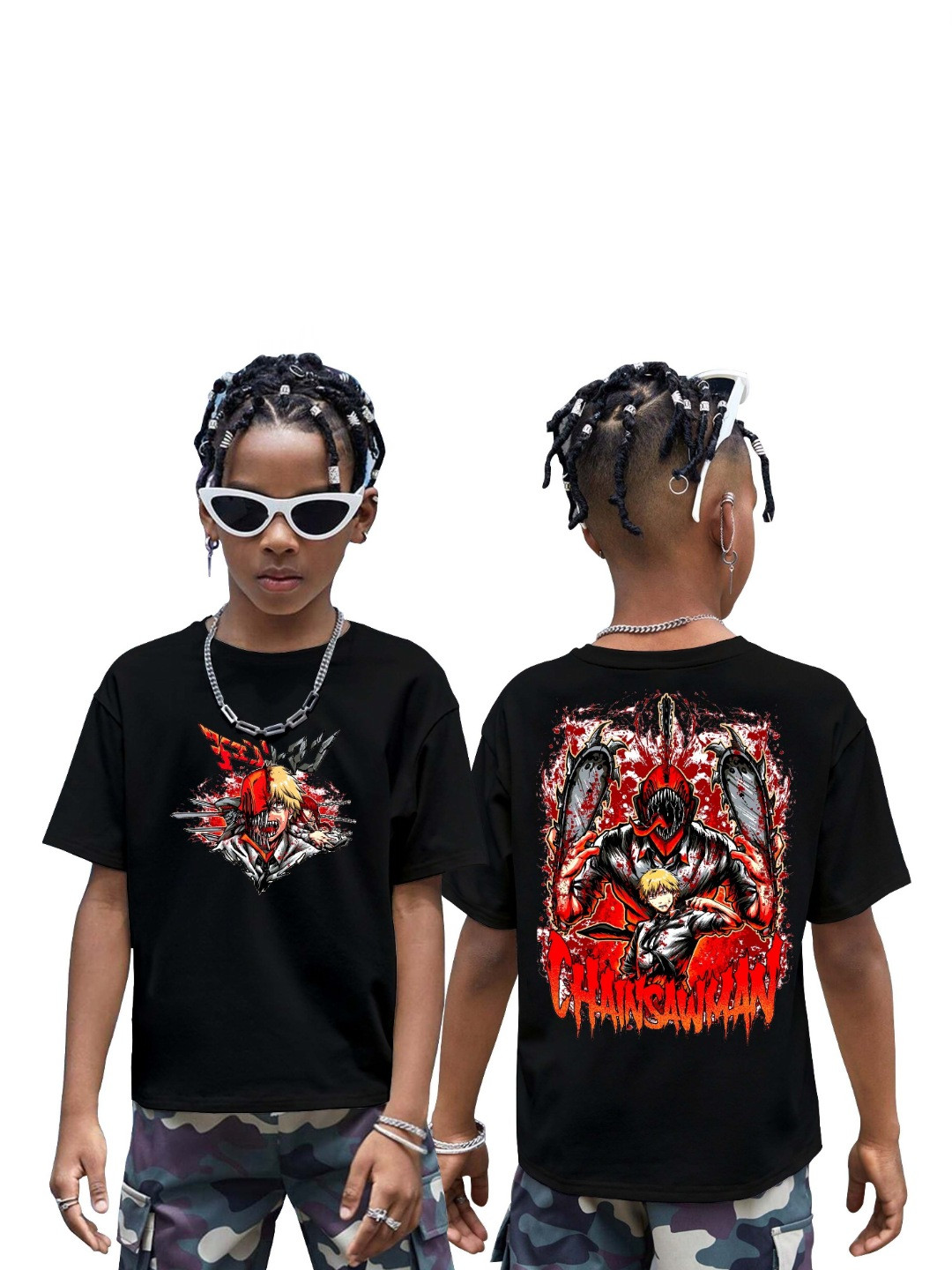 

BAESD Boys Printed T-shirt, Black