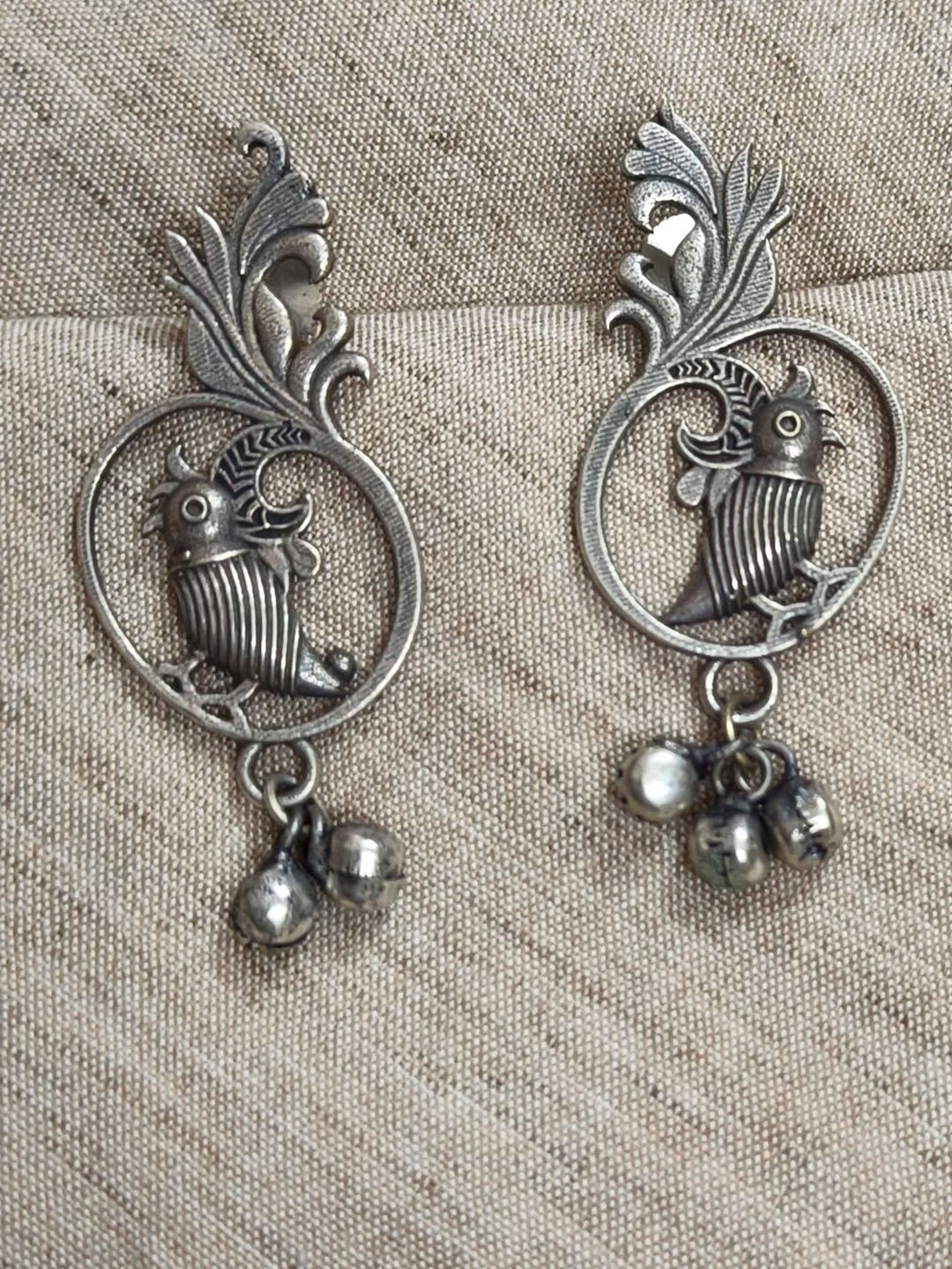 

Molcha Contemporary Drop Earrings, Silver