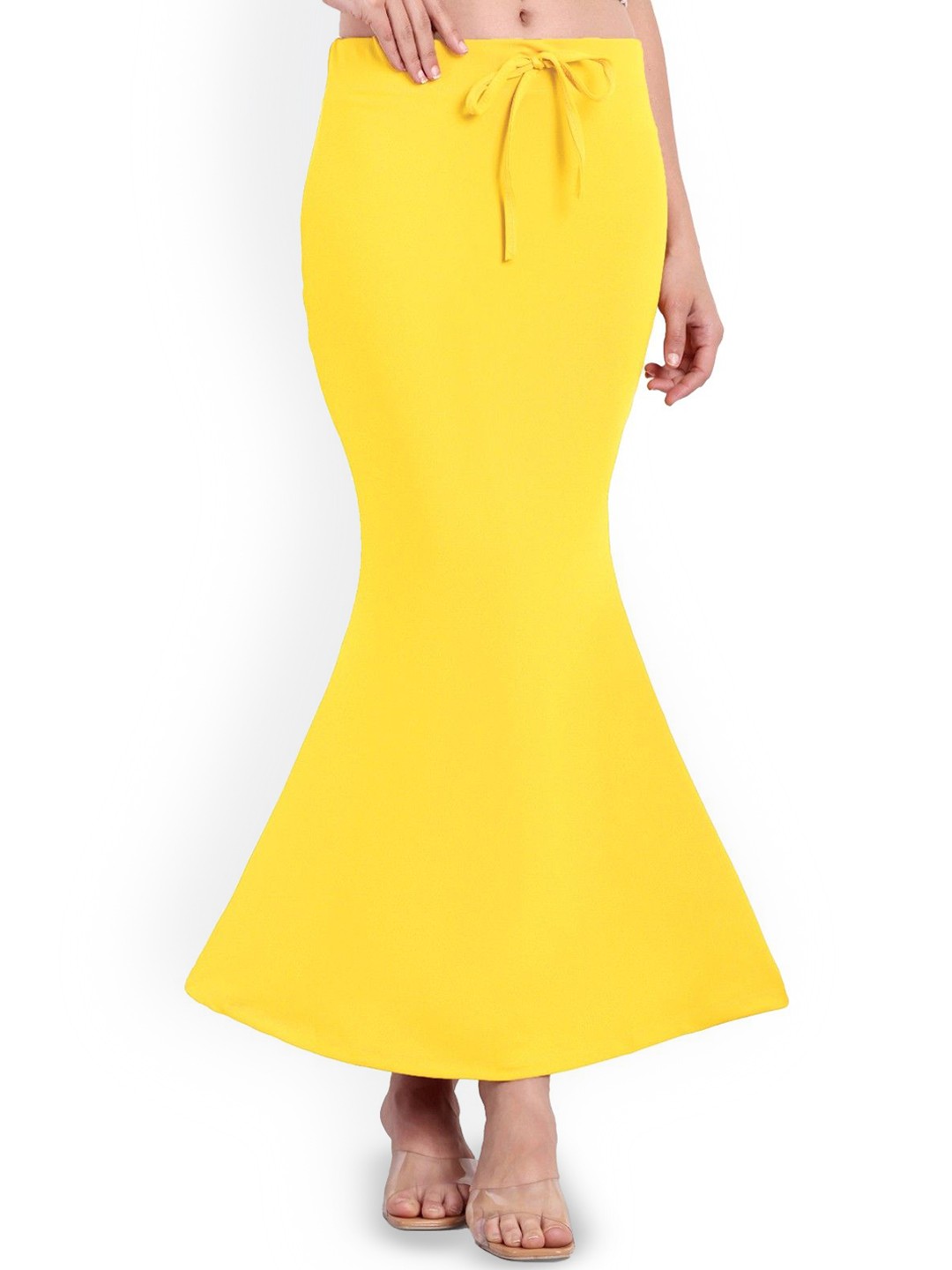 

Bureaucrat High Rise Mermaid-Fit Stretchable Saree Shapewear, Yellow