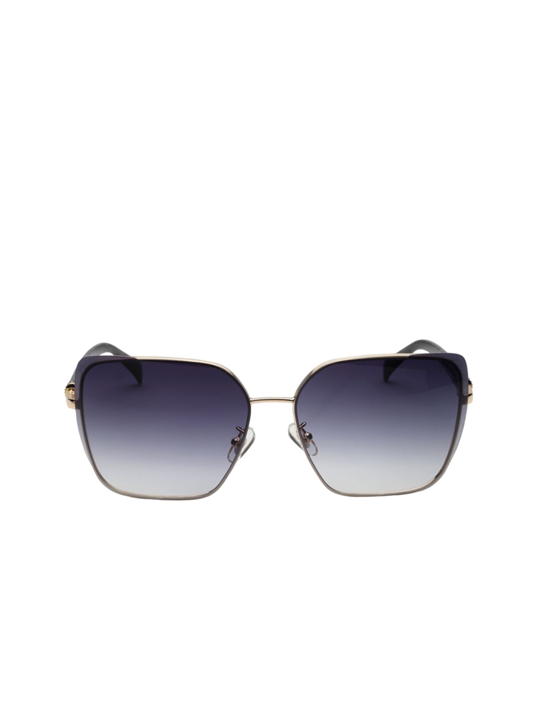

HASHTAG EYEWEAR Women Oversized Sunglasses with Polarised and UV Protected Lens, Purple
