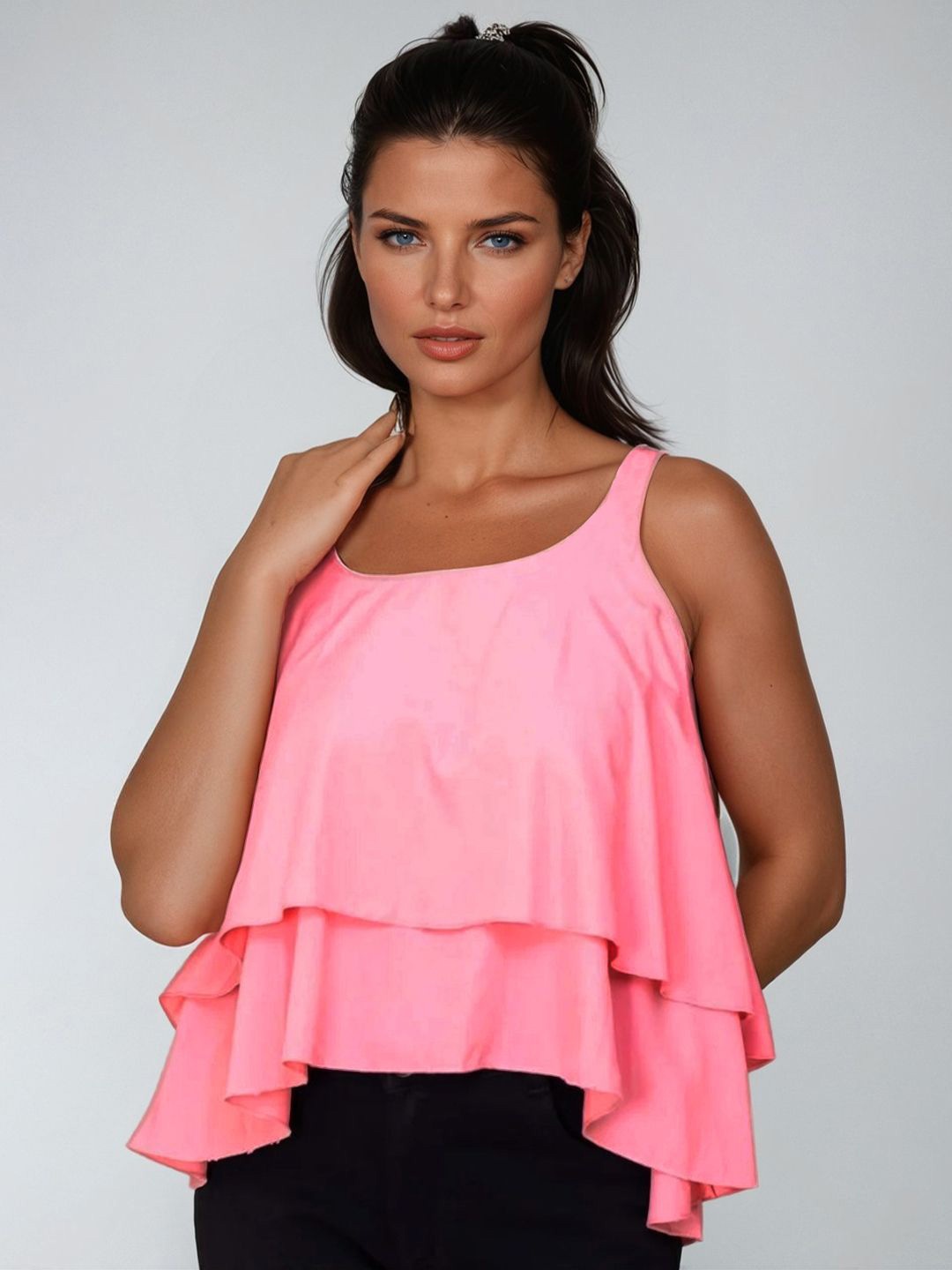 

Classy Hangers Top, Pink
