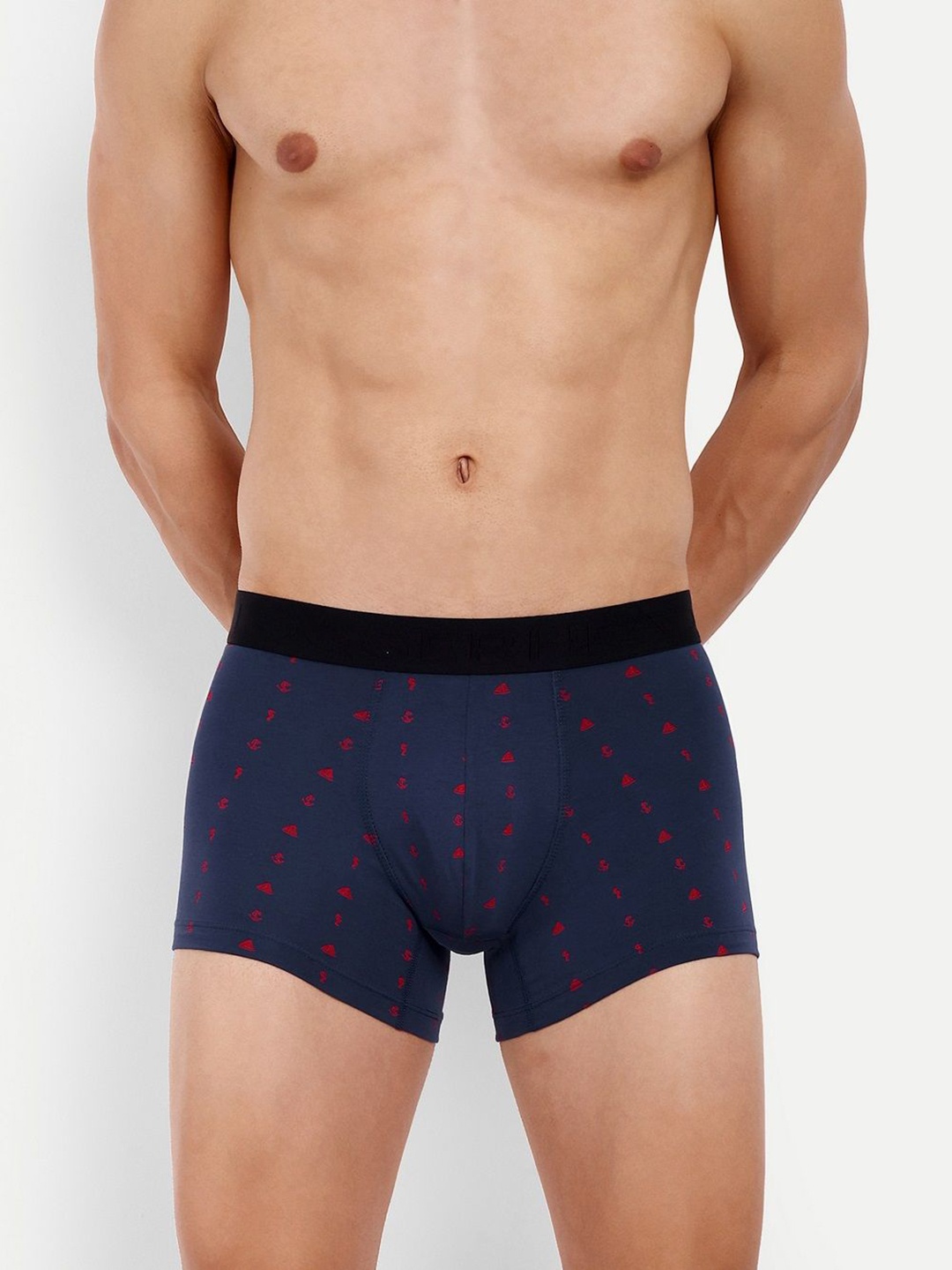 

LOGGERHEAD Printed Mid Rise Trunk - LHPT008-NAVY BLUE-Navy Blue