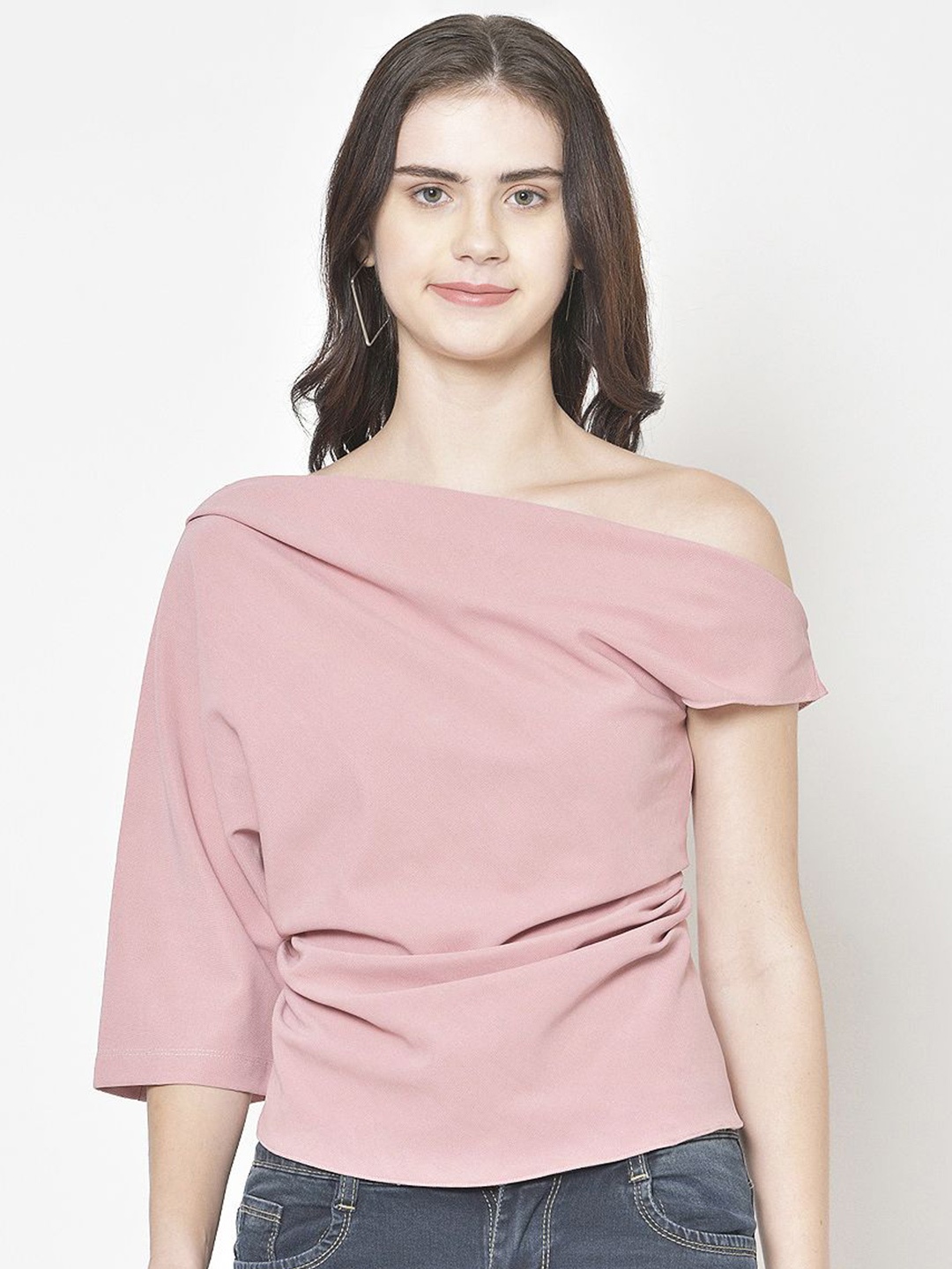 

Moda Rapido Cold-Shoulder Top, Pink