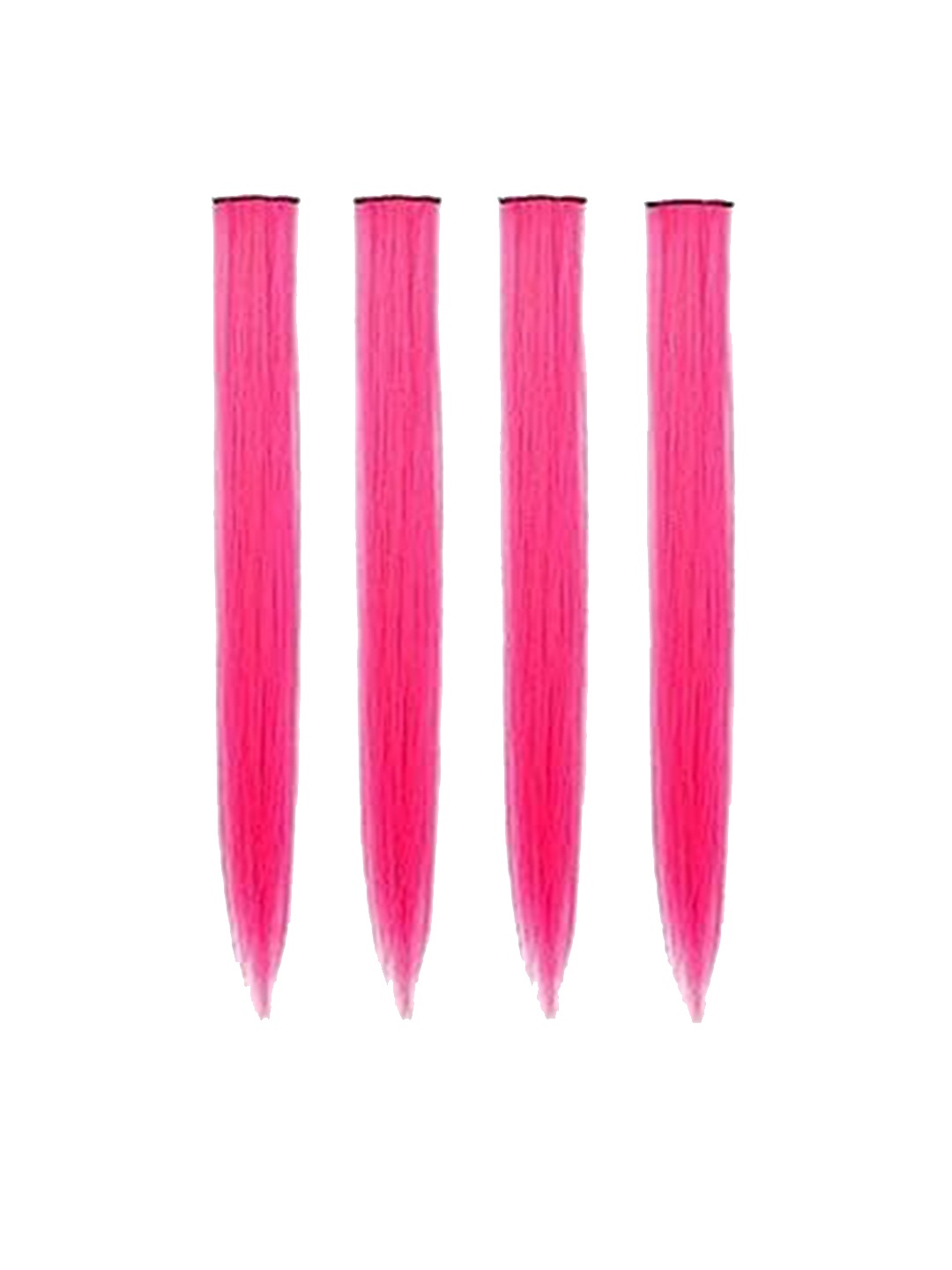 

camola deva Clip-In Straight Coloured Strand Hair Extension - Pink - 55.88 cm