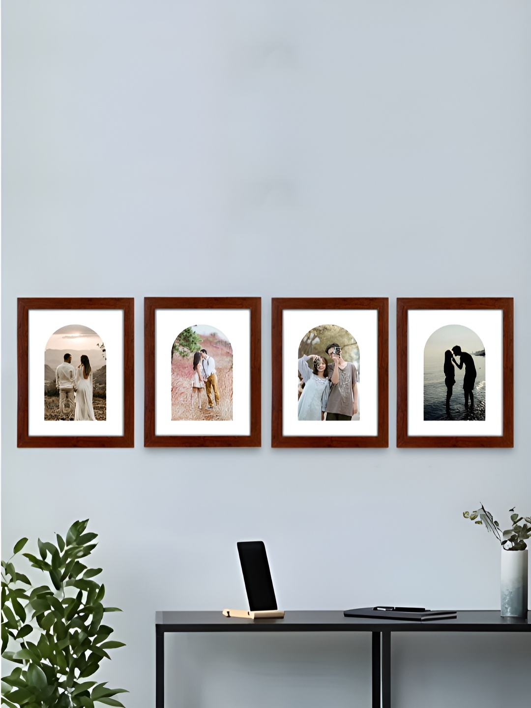

Art Street Brown 2 to 4 Pieces MDF Table Photo Frames