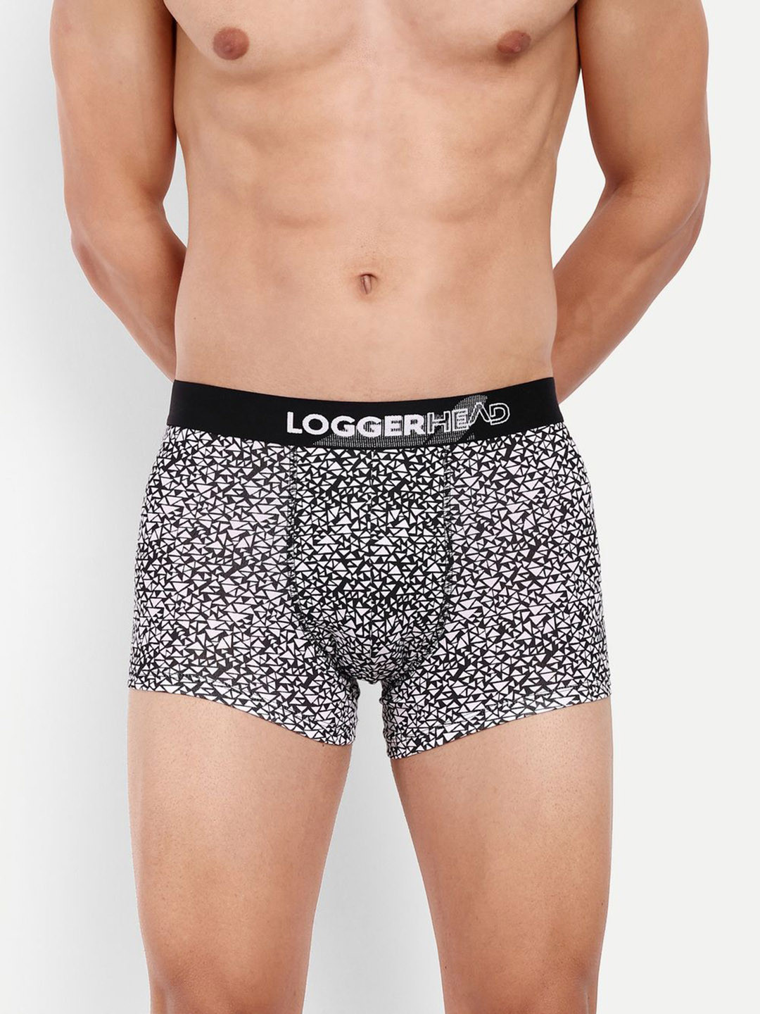 

LOGGERHEAD Printed Mid Rise Trunks - LHPT006-BLACK-Black