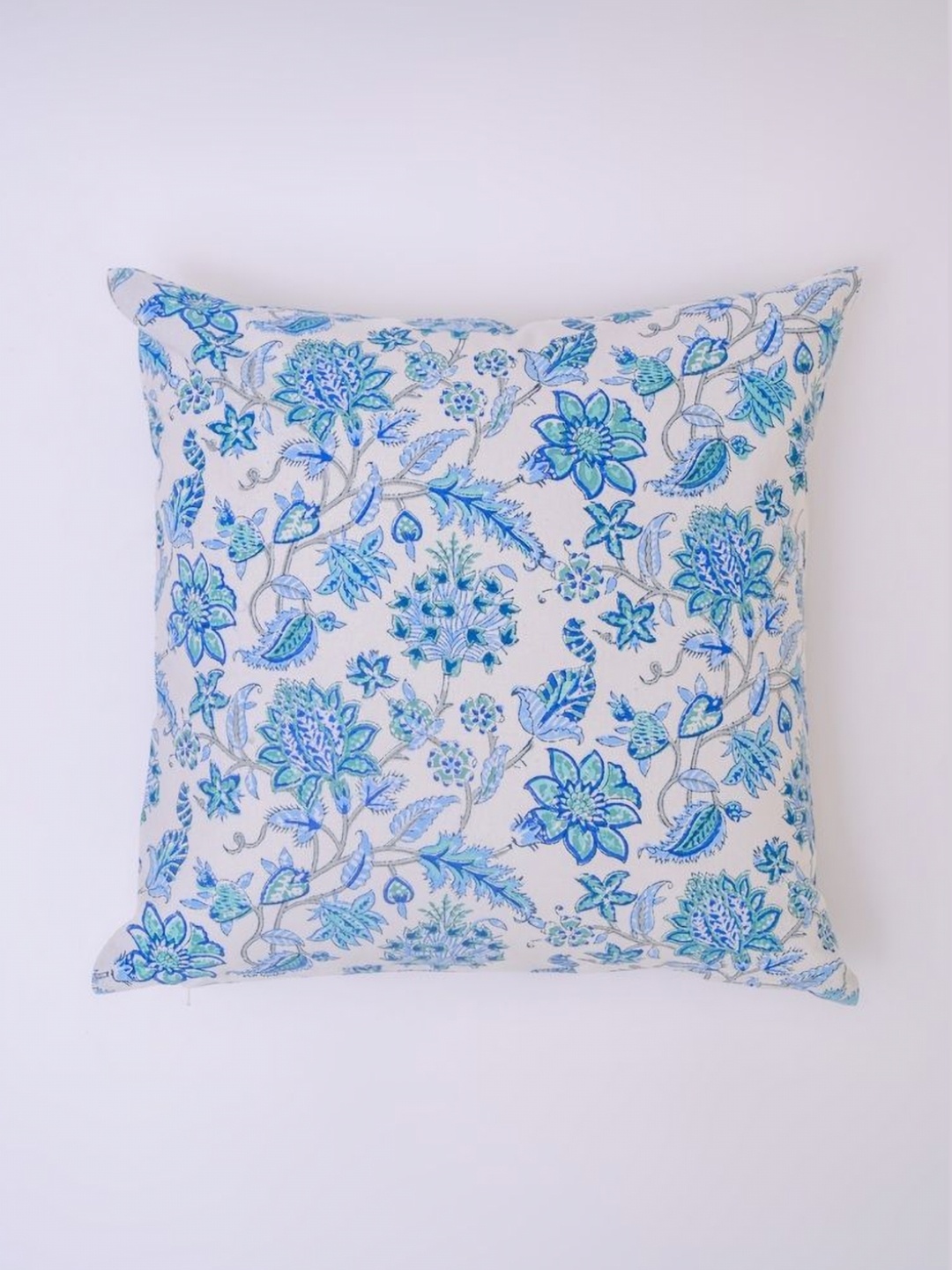 

Block N Style Blue & White Floral Square Cushion Covers