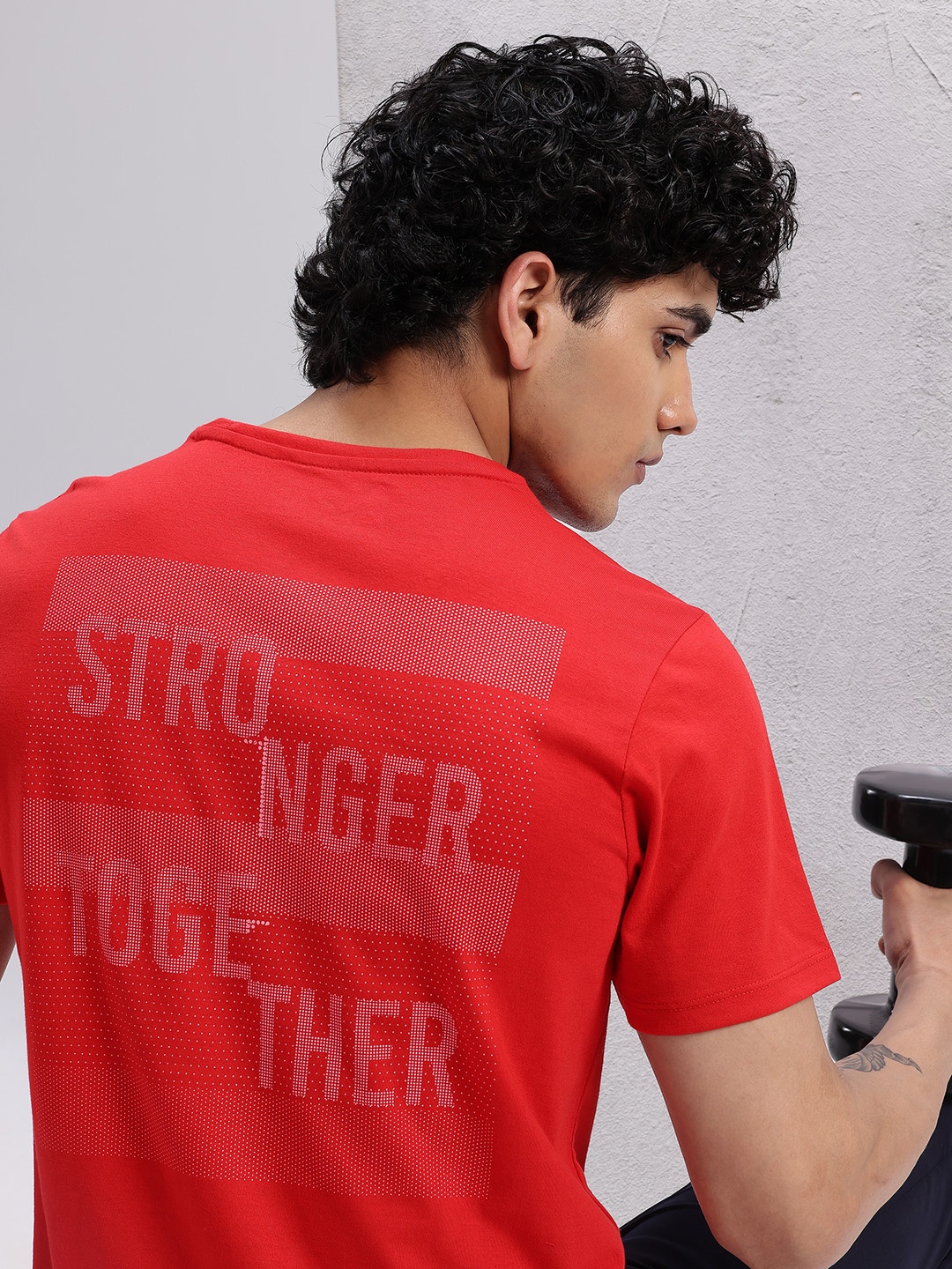 

HRX by Hrithik Roshan Printed Rapid-Dry Training T-shirt, Red