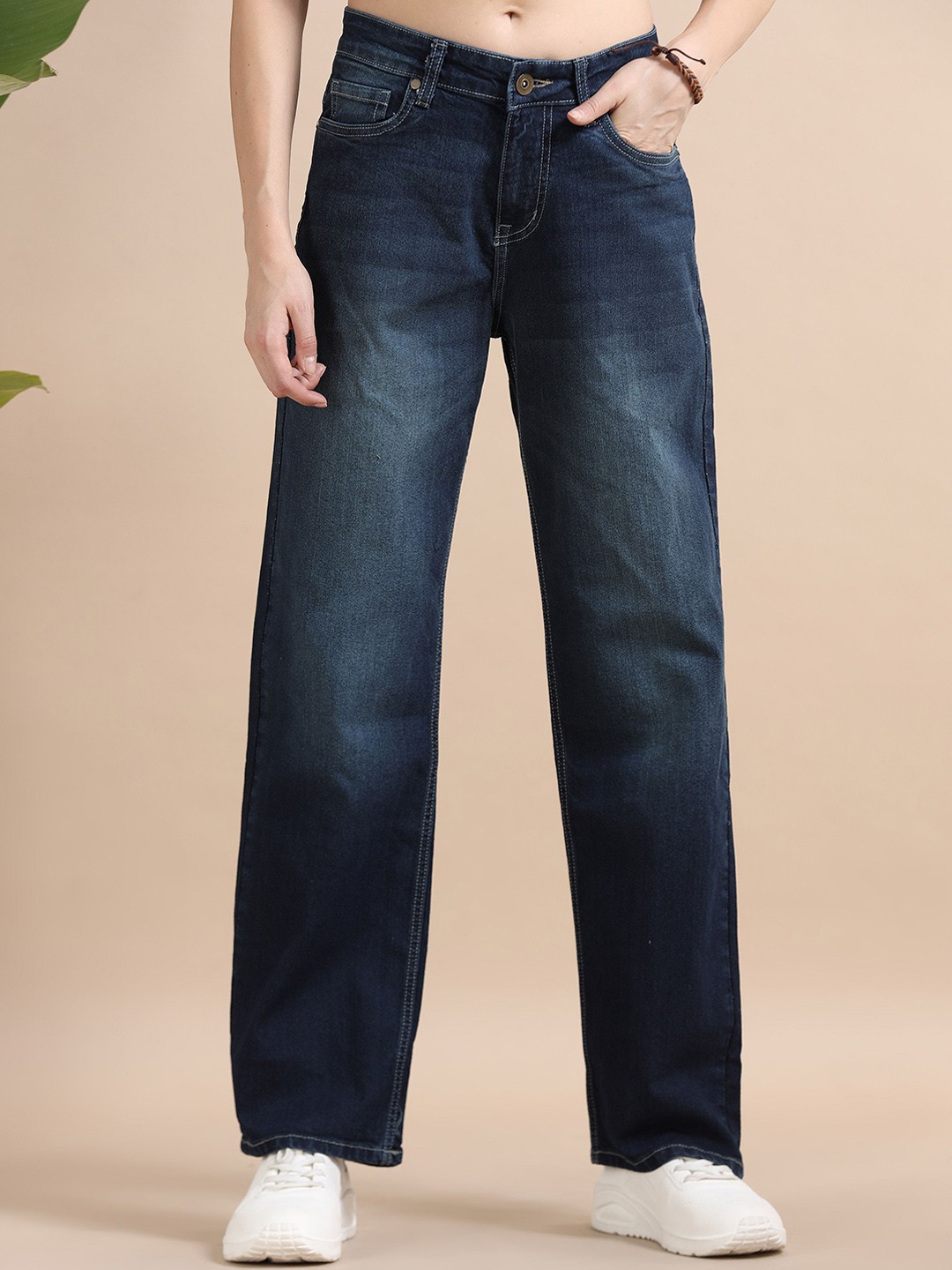 

ALTIVA Women Comfort High-Rise Light Fade Stretchable Jeans, Blue