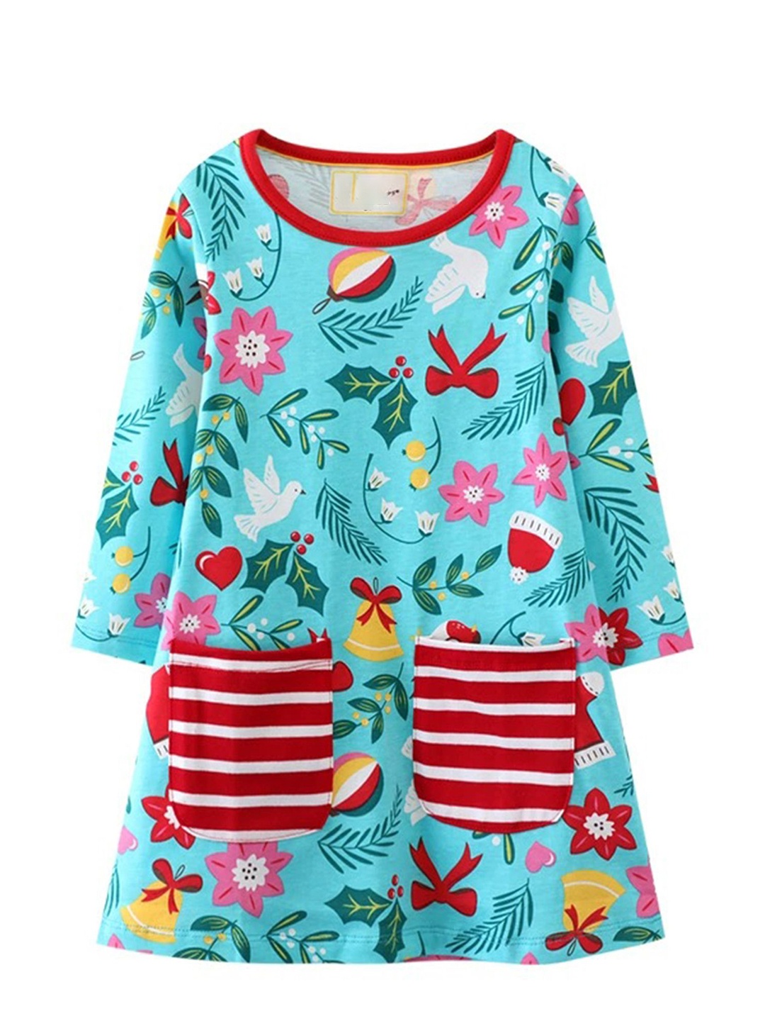 

LULU & SKY Girls Printed Nightdress, Blue
