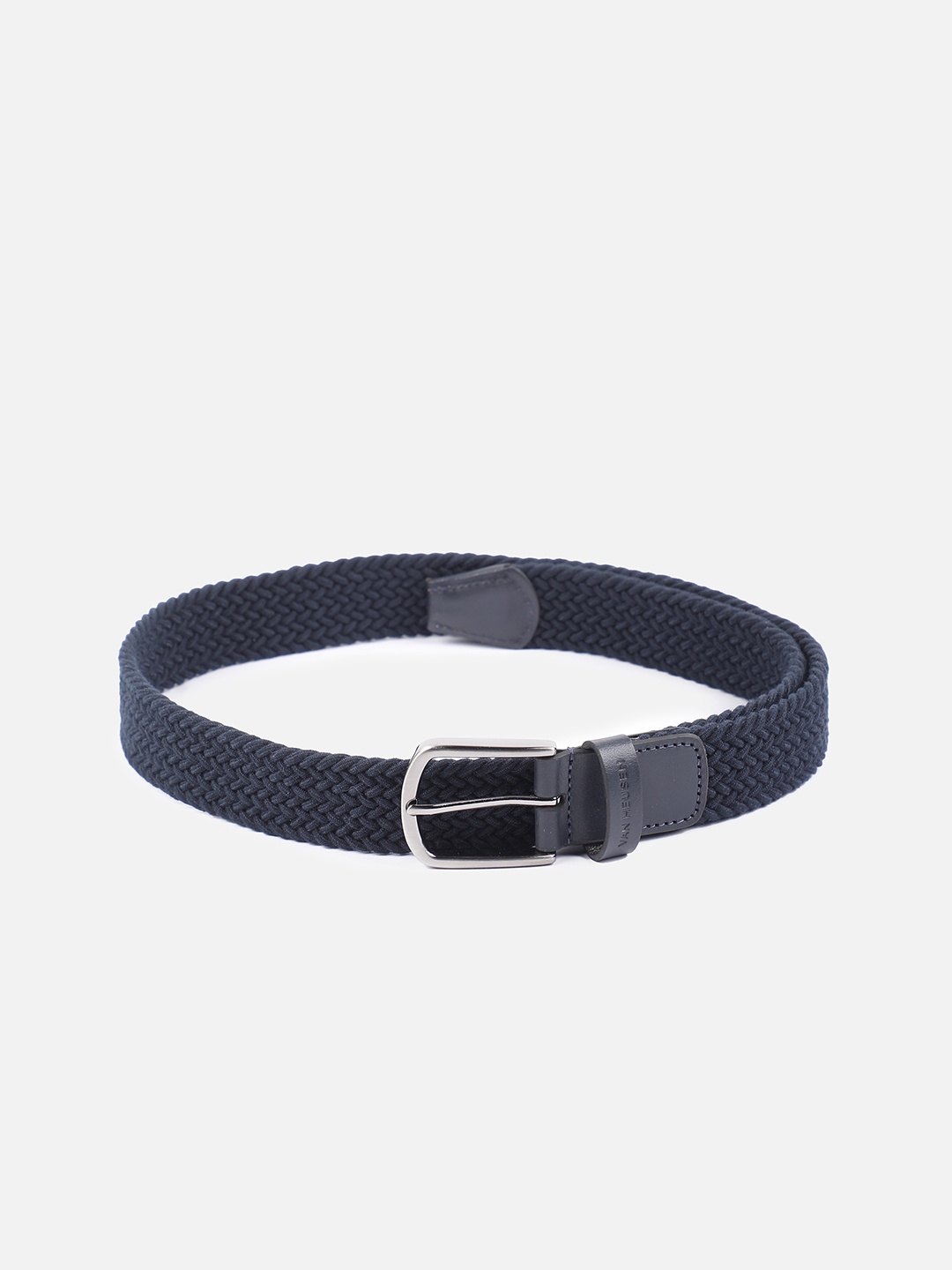 

Van Heusen Men Braided Leather Belt, Navy blue