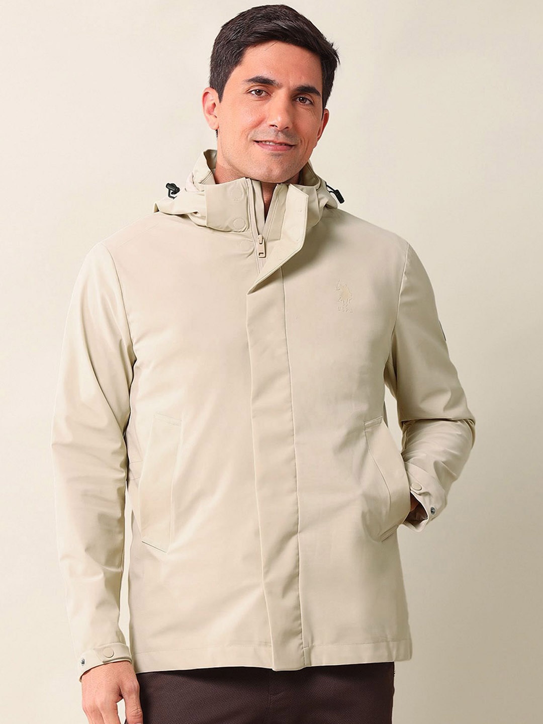 

U.S. Polo Assn. Men Parka Jacket, Beige