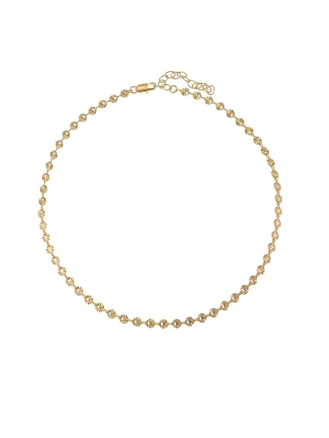 

ISHI New York 18k Gold-Plated Minimal Sunburst Shimmer Chains