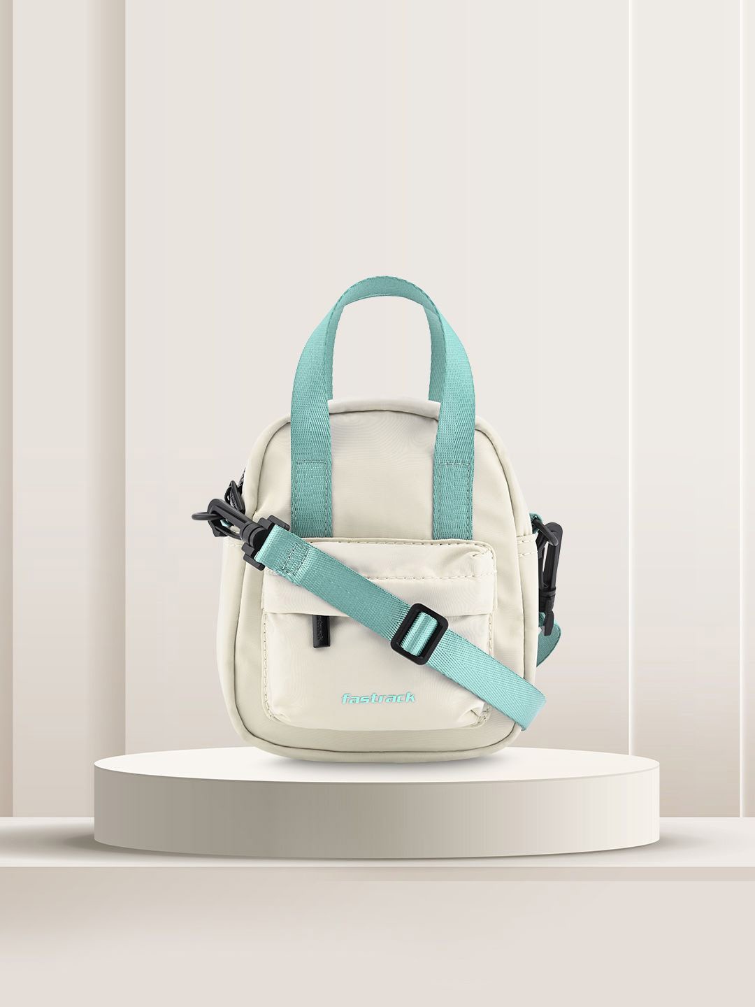 

Fastrack Women Solid Crossbody Sling Bag, White