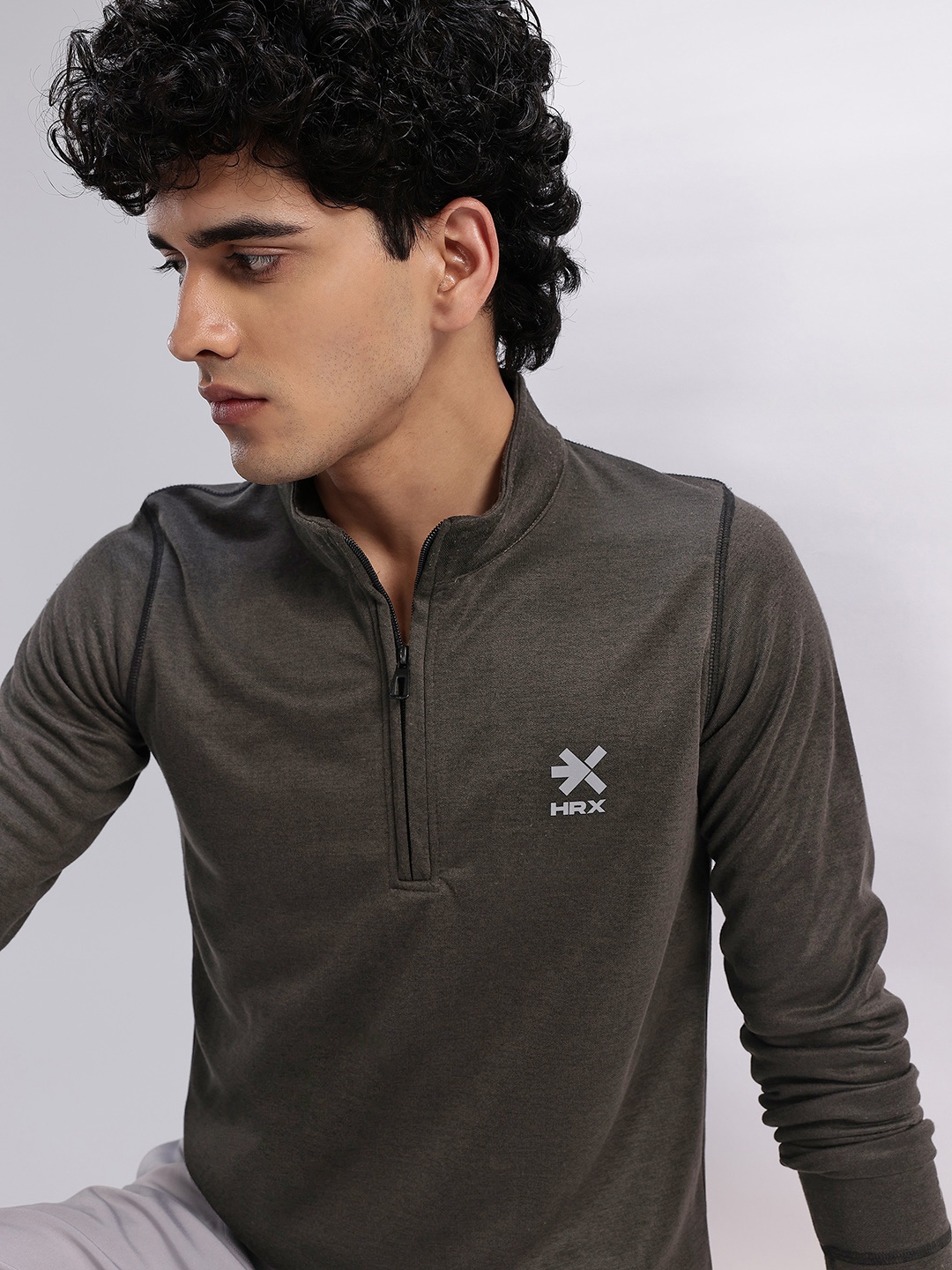 

HRX by Hrithik Roshan Men Sports Sweatshirt, Charcoal