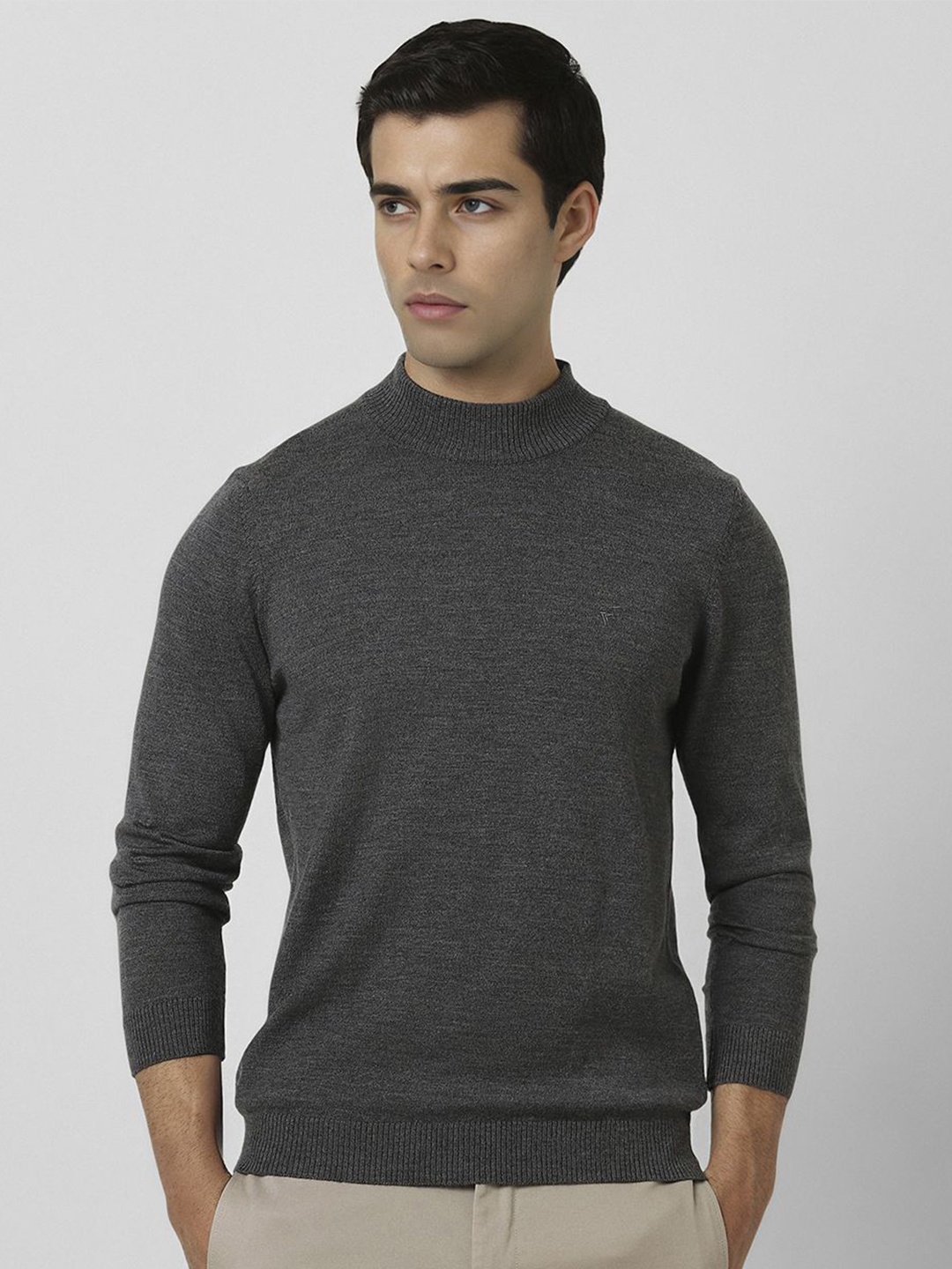 

Van Heusen Men Woollen Pullover, Grey
