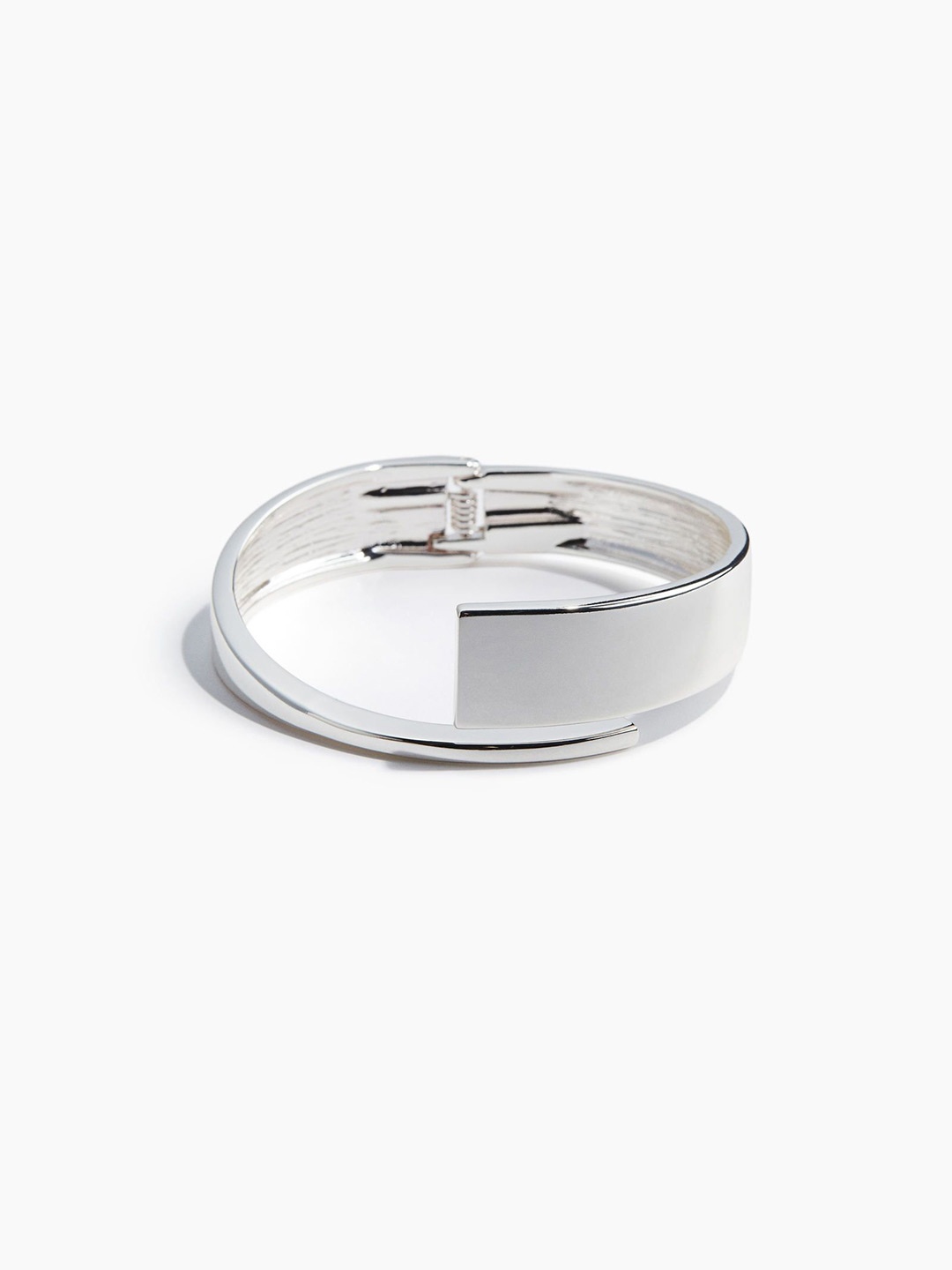 

H&M Hinged Cuff Bracelet, Silver