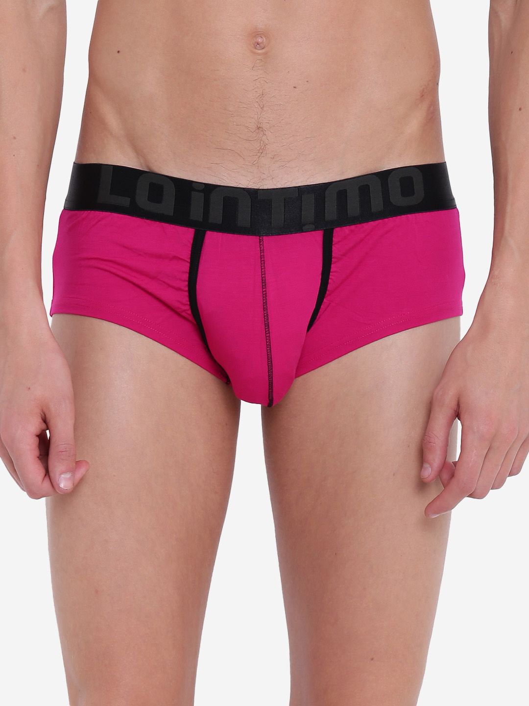 

La Intimo Men Low-Rise Boy Short Briefs, Pink