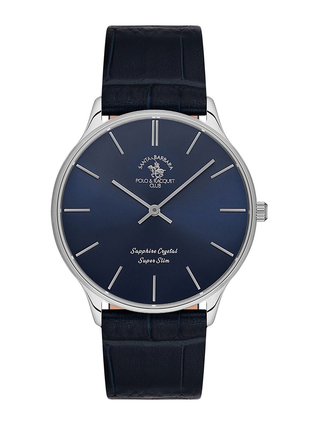 

SANTA BARBARA POLO & RACQUET CLUB Men Dial & Leather Straps Analogue Watch SB.1.10603-3, Blue