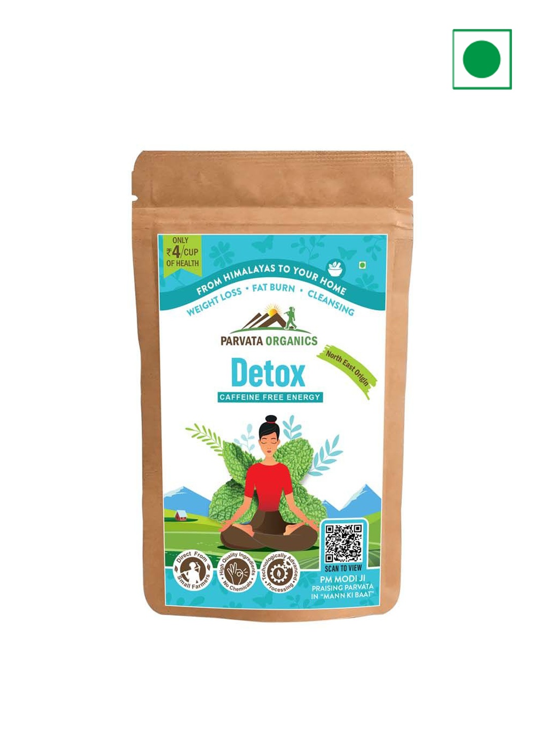 

Parvata Foods Detox Tea Spices-100 gm, Brown