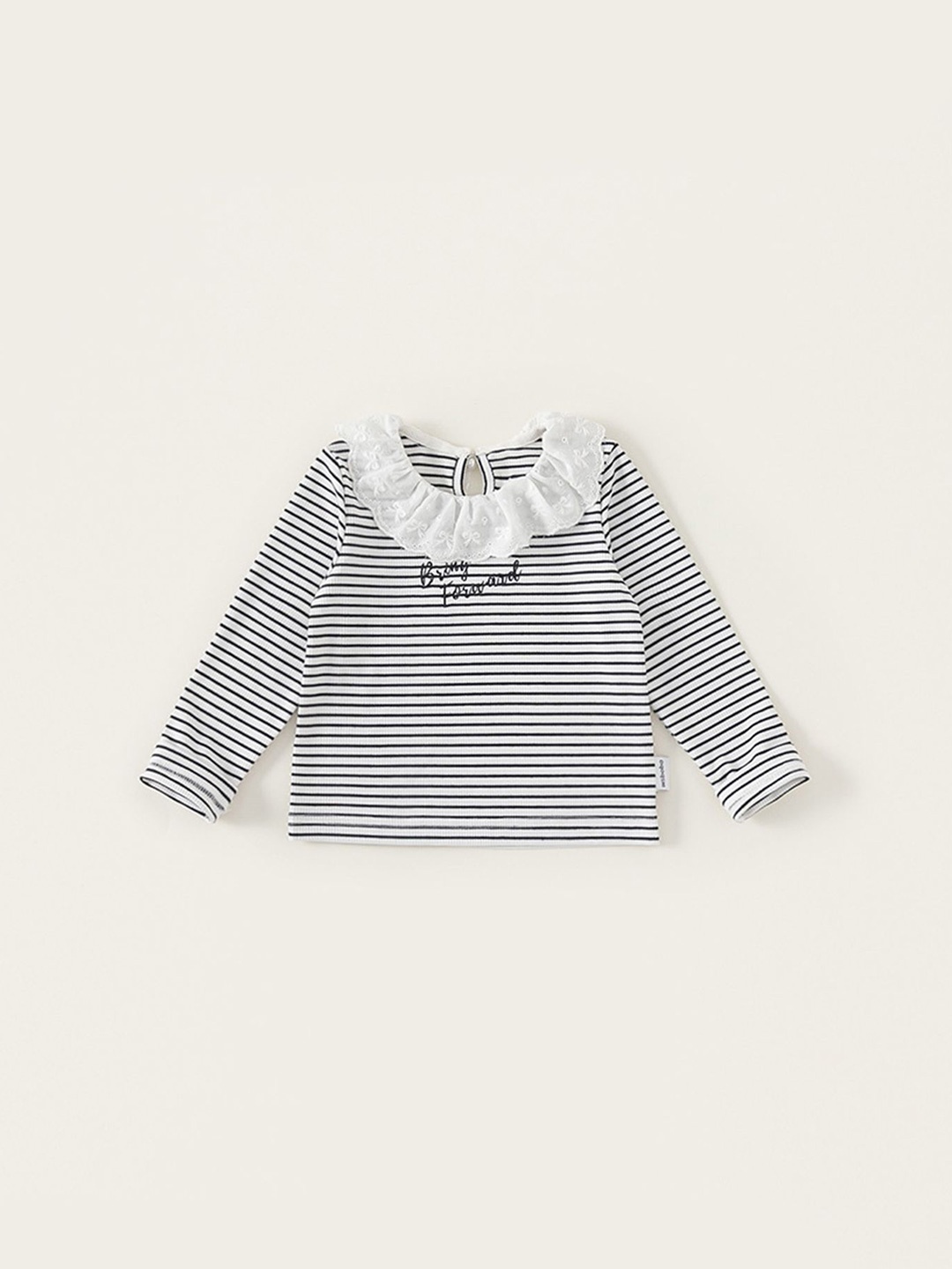 

LULU & SKY Striped Top, Black