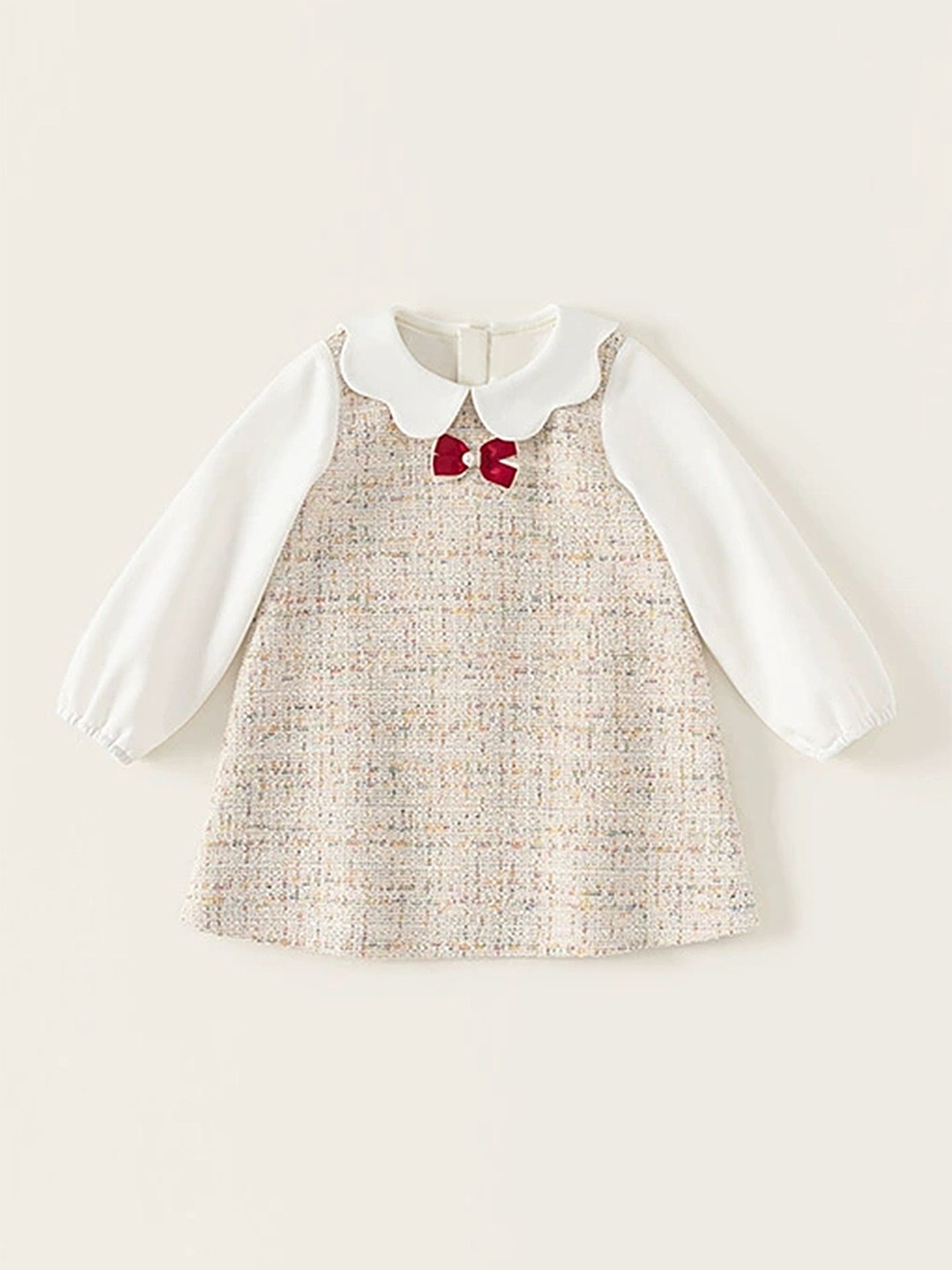 

LULU & SKY Girls Printed A-Line Dress, Khaki