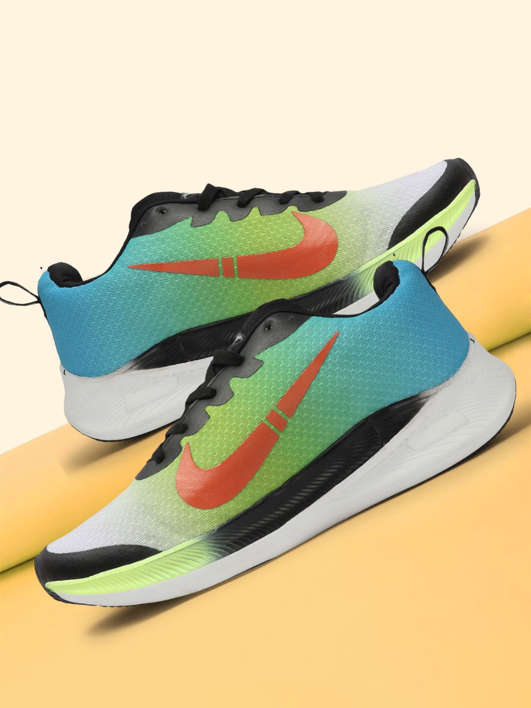 

Blacktown Men Mesh Running Non-Marking Shoes, Turquoise blue