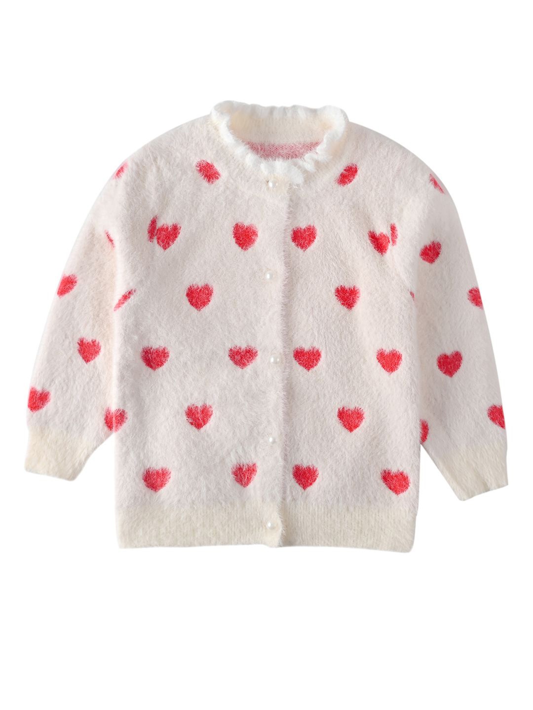 

Bold N Elegant Girls Cardigan, White
