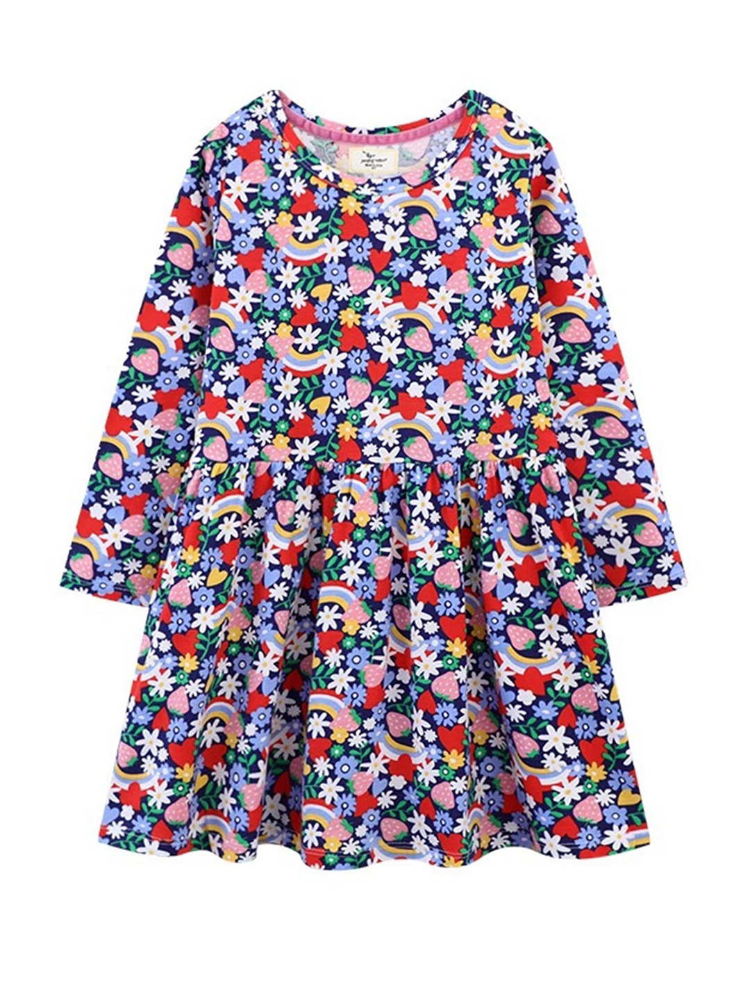 

LULU & SKY Girls Printed Nightdress, Blue