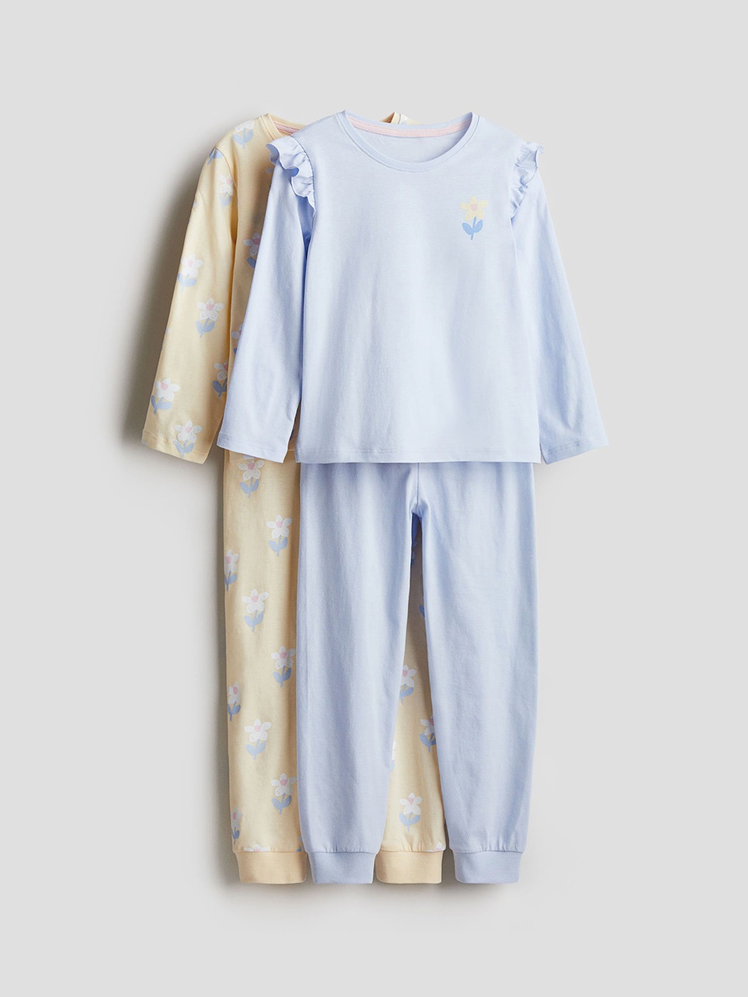 

H&M 2-Pack Cotton Jersey Pyjamas, Blue