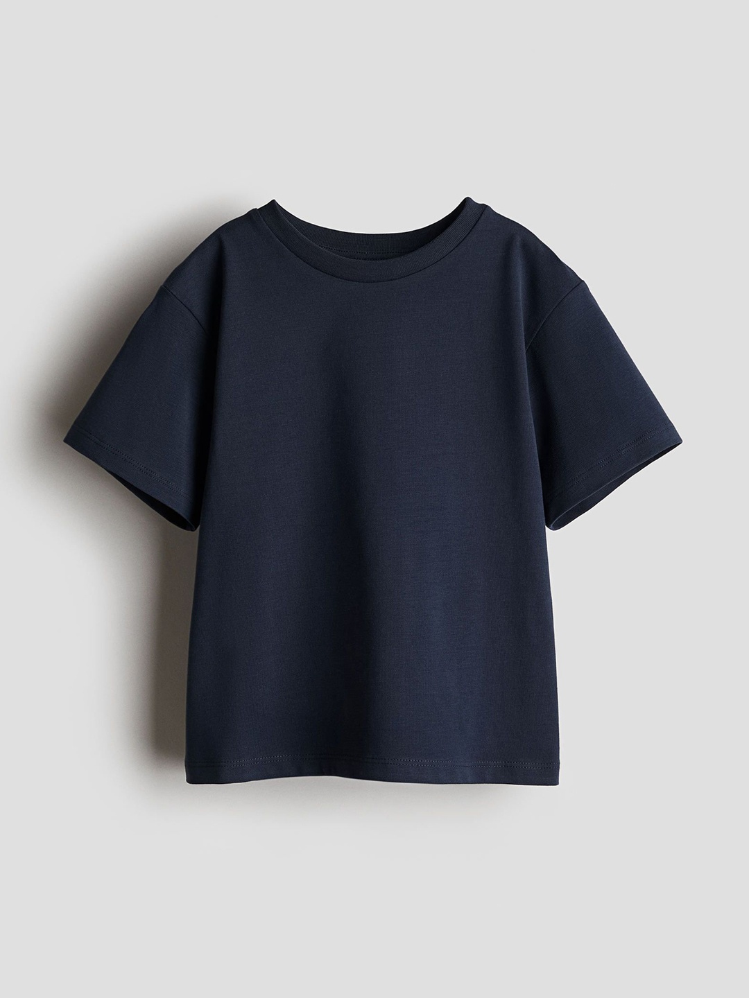 

H&M Loose-fit Pima Cotton T-shirt, Blue