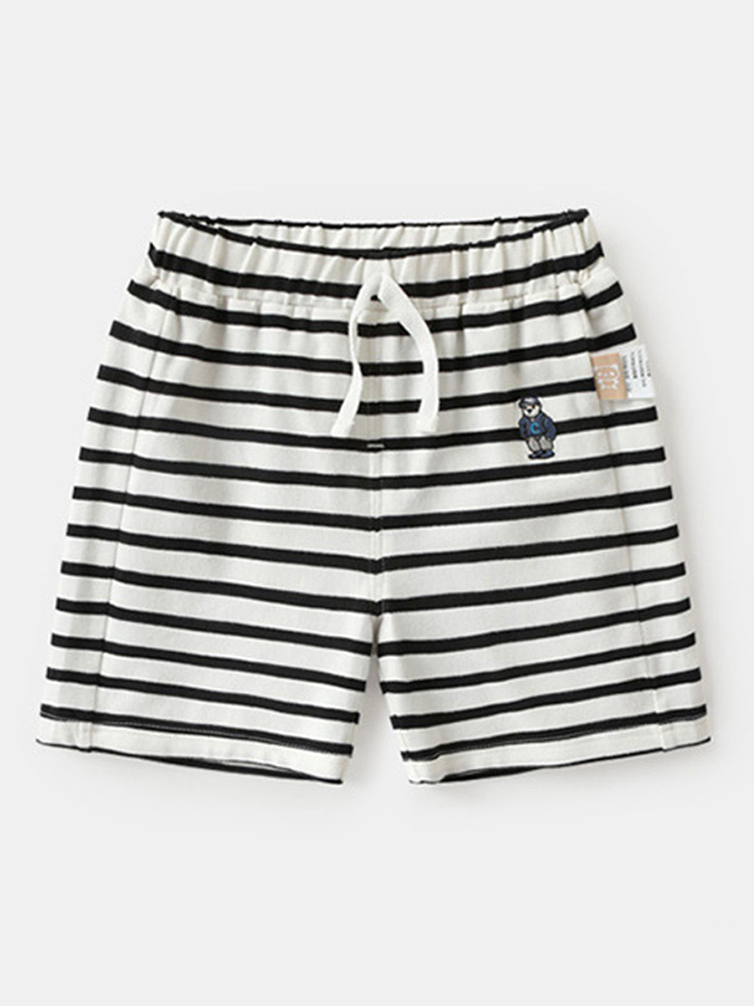 

LULU & SKY Kids Striped High-Rise Technology Shorts, Multi