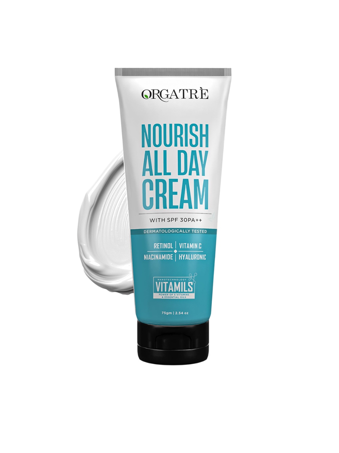 

Orgatre Nourish All Day Cream With Retinol & Niacinamide - 75 g, White