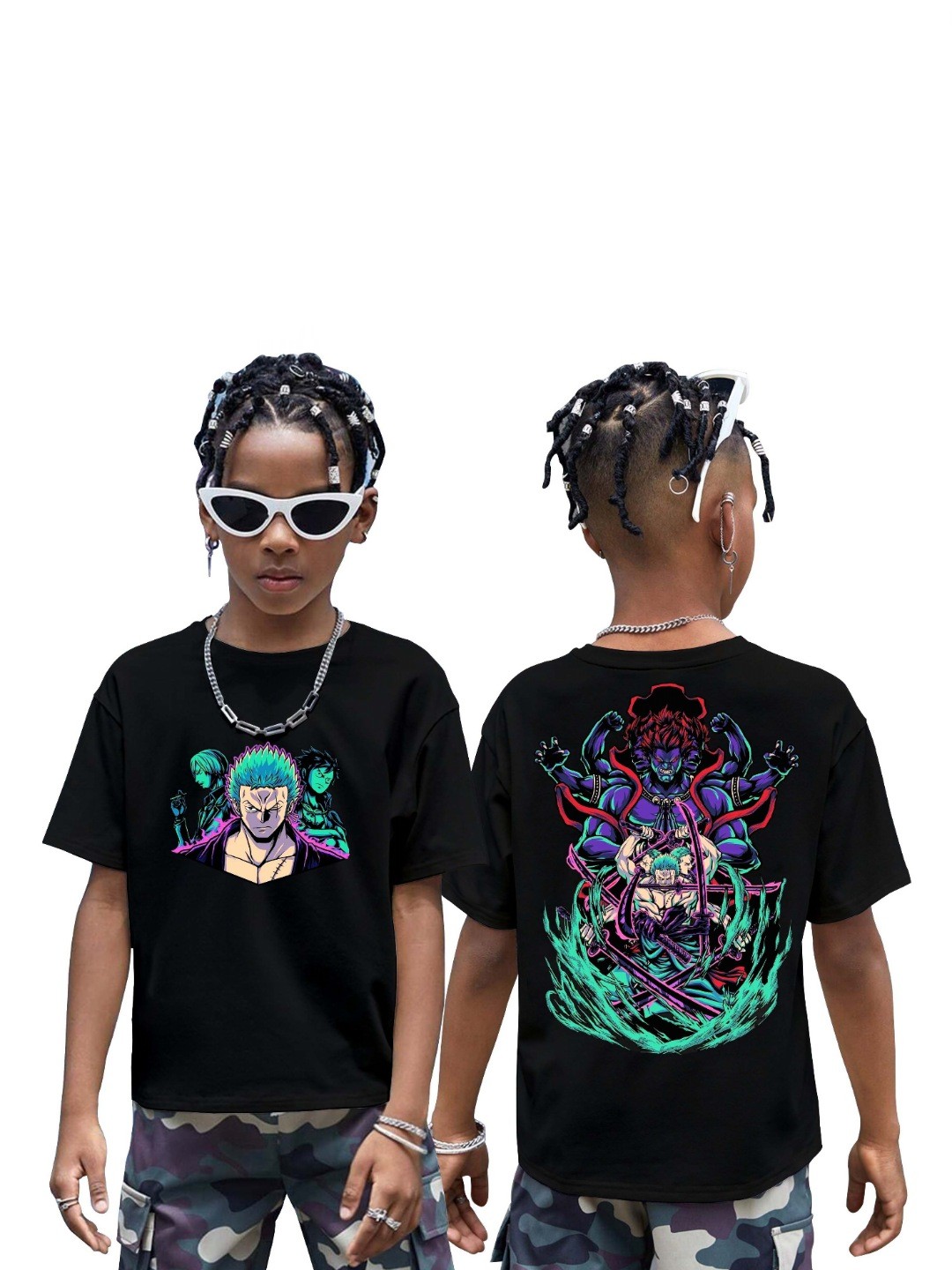 

BAESD Boys Printed T-shirt, Black