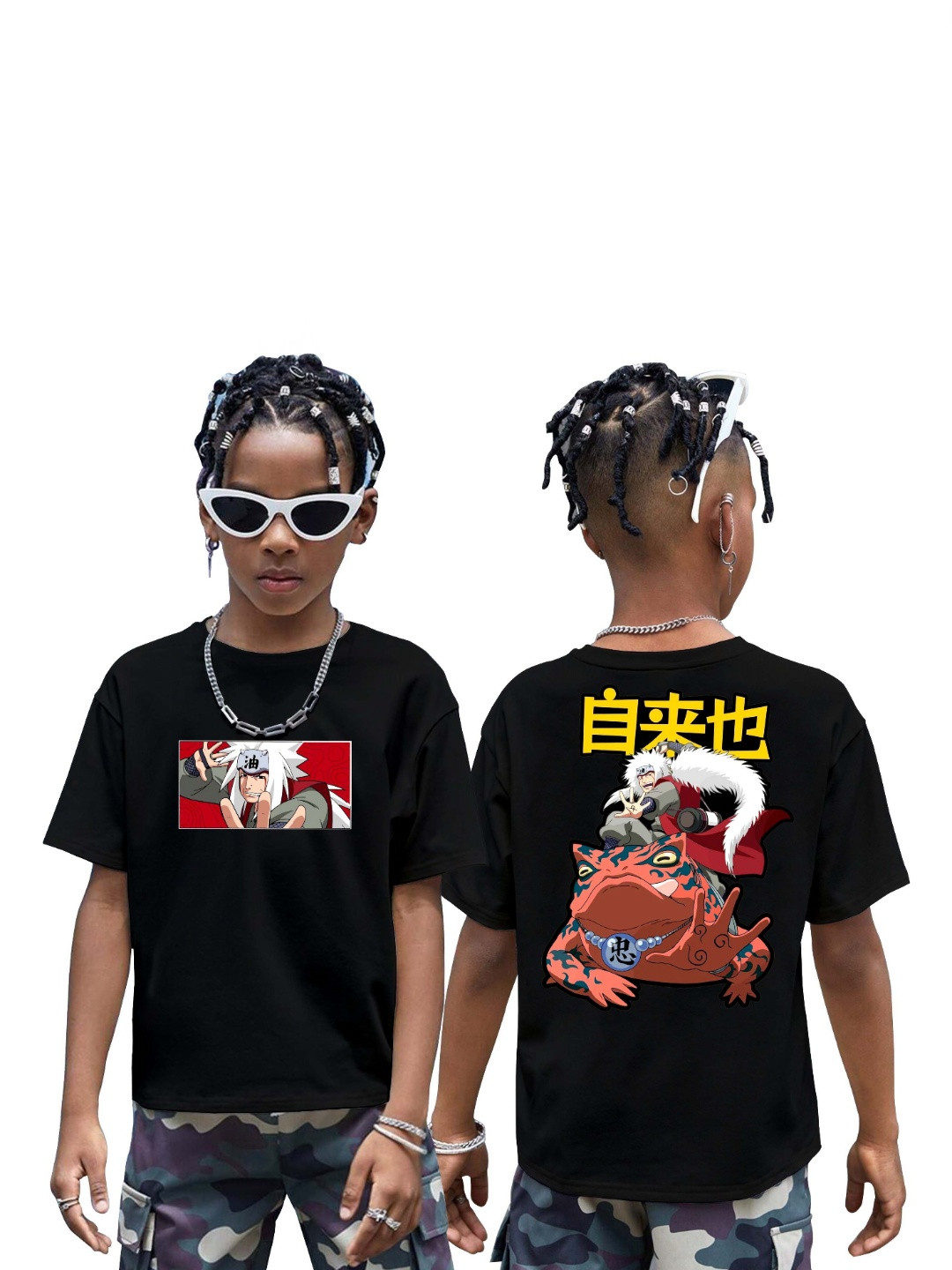 

BAESD Boys Printed T-shirt, Black