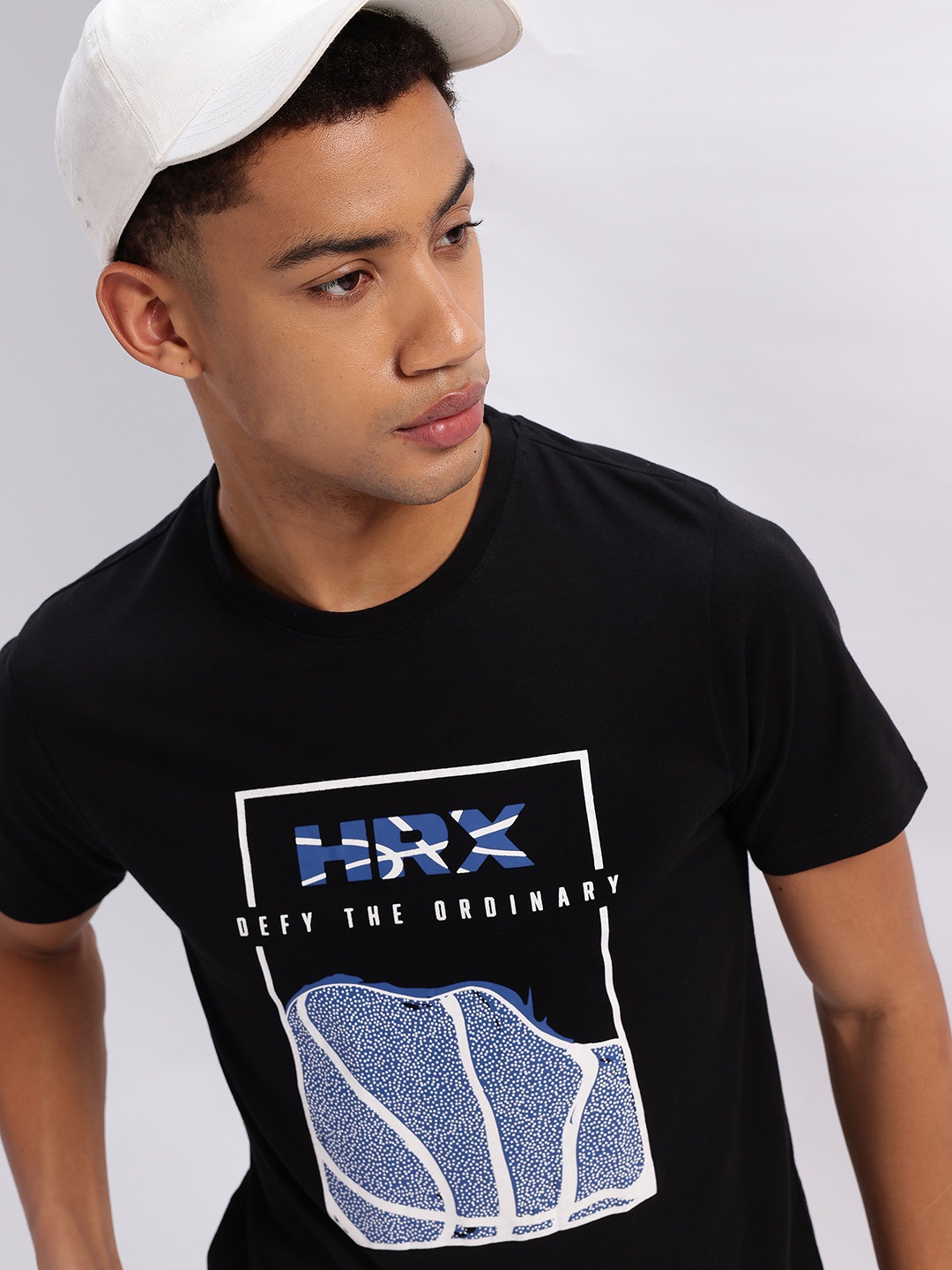 

HRX by Hrithik Roshan Printed Lifestyle T-shirt, Black