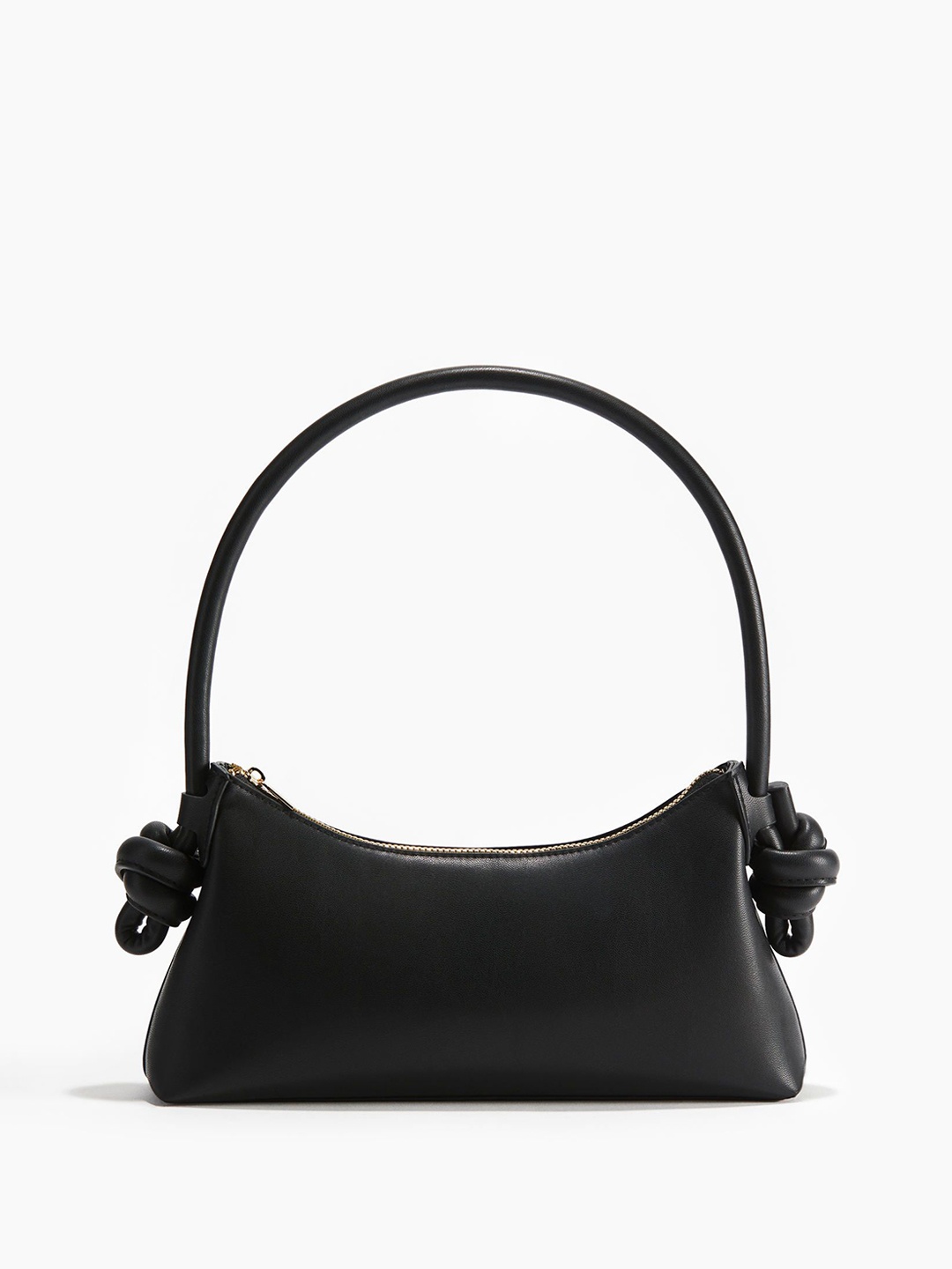 

H&M Knot-Detail Shoulder Bag, Black